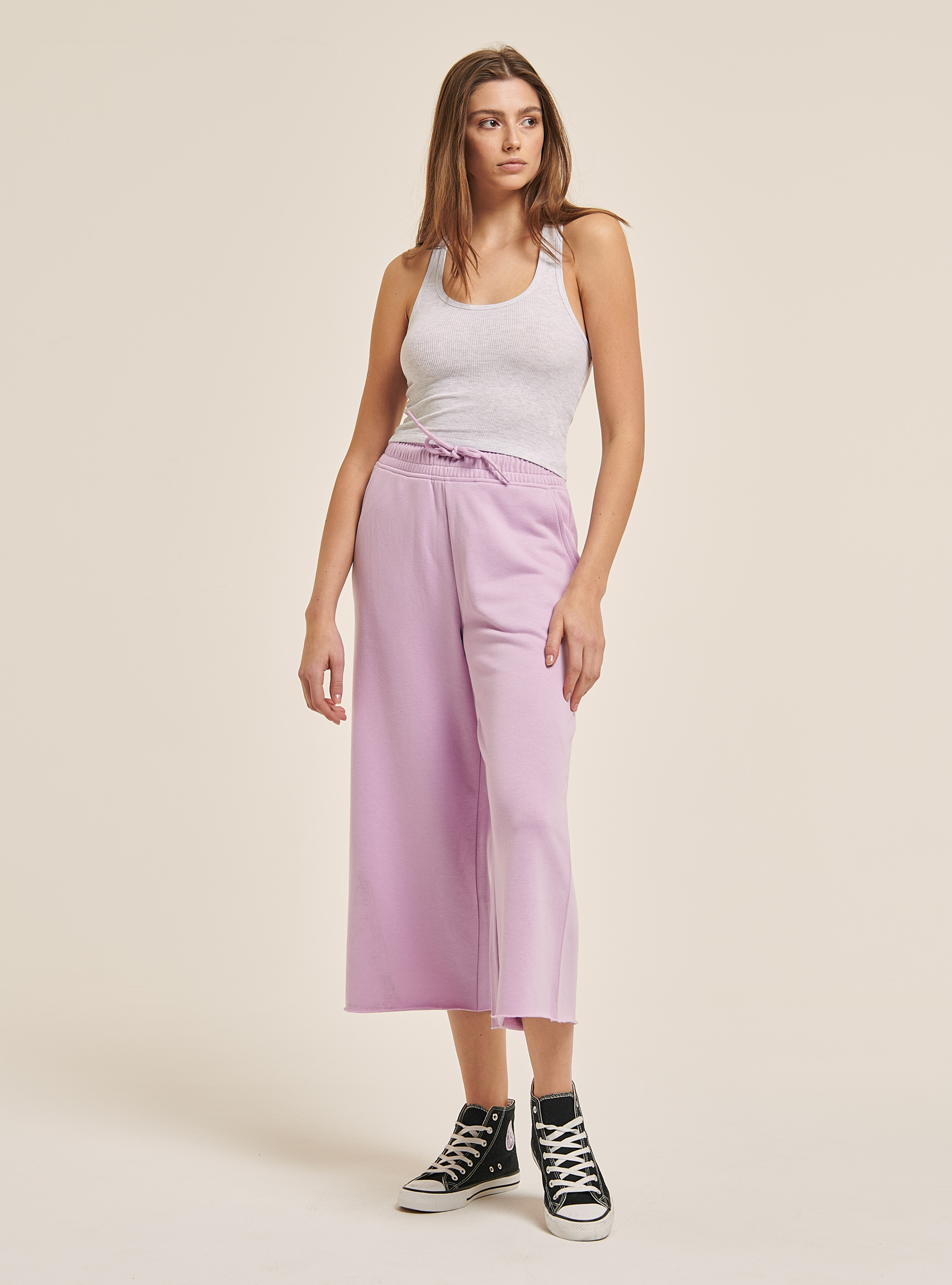 Top essential solo color, BLANCO ÁRTICO