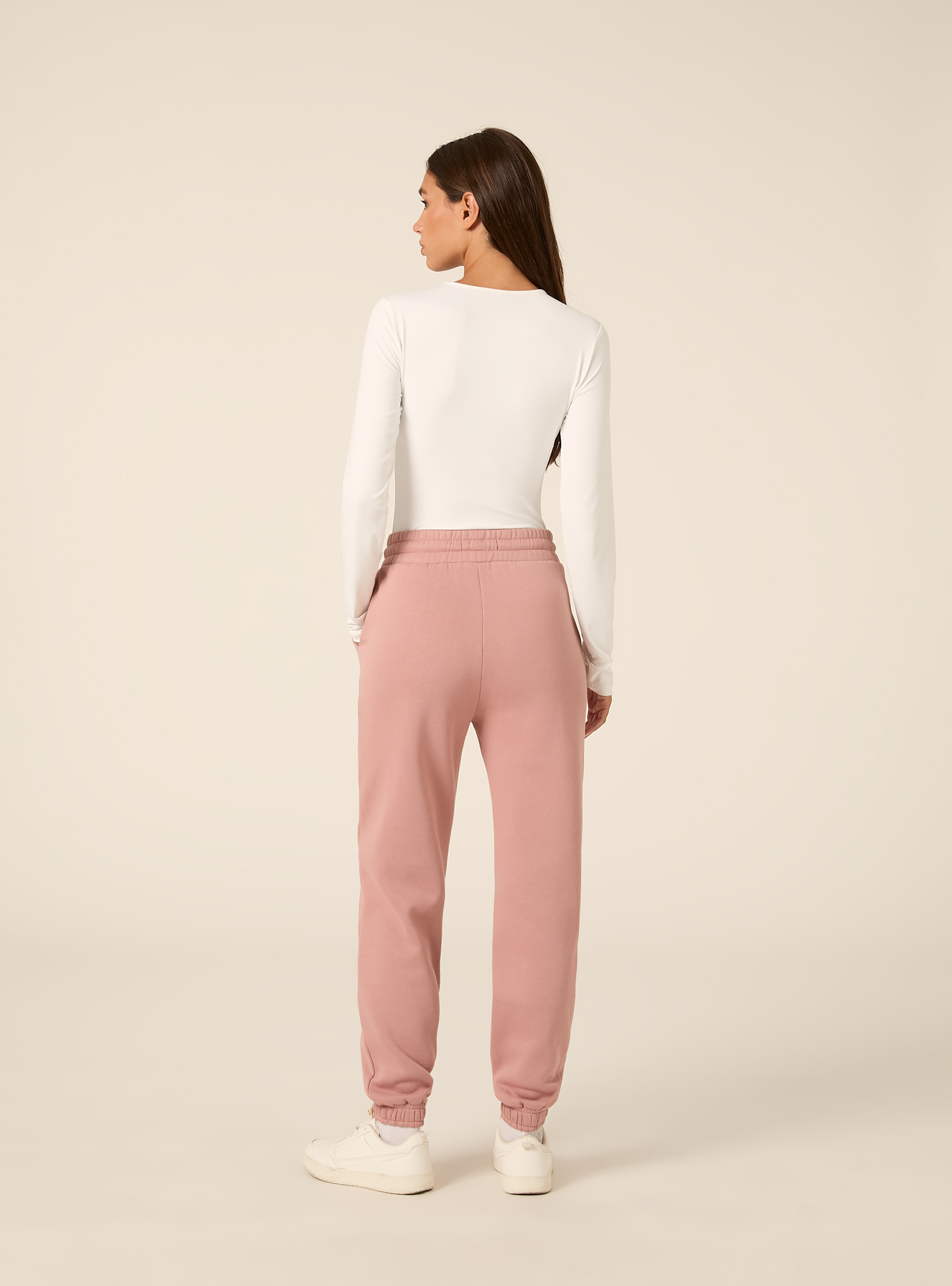 Jogger basic tinta unita, PK2 PINK MEDIUM