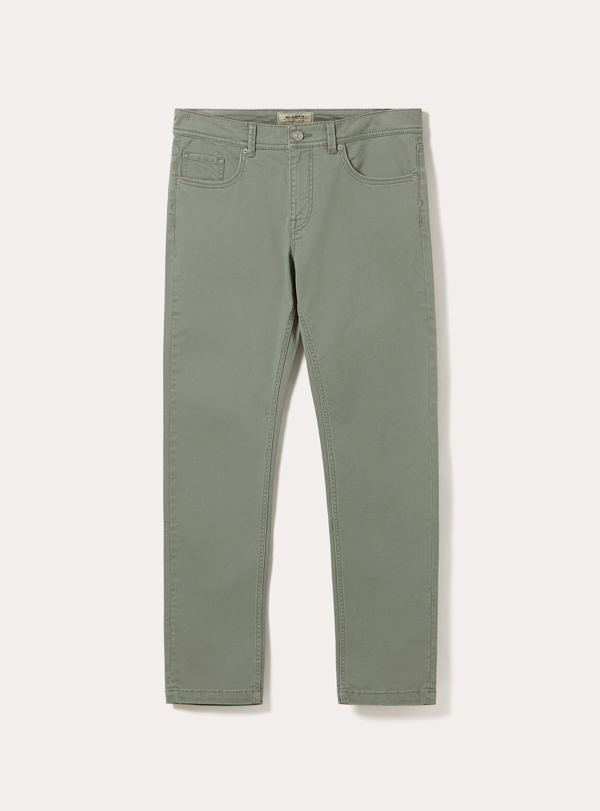 Pantalon skinny en coton, GN2 GREEN MEDIUM