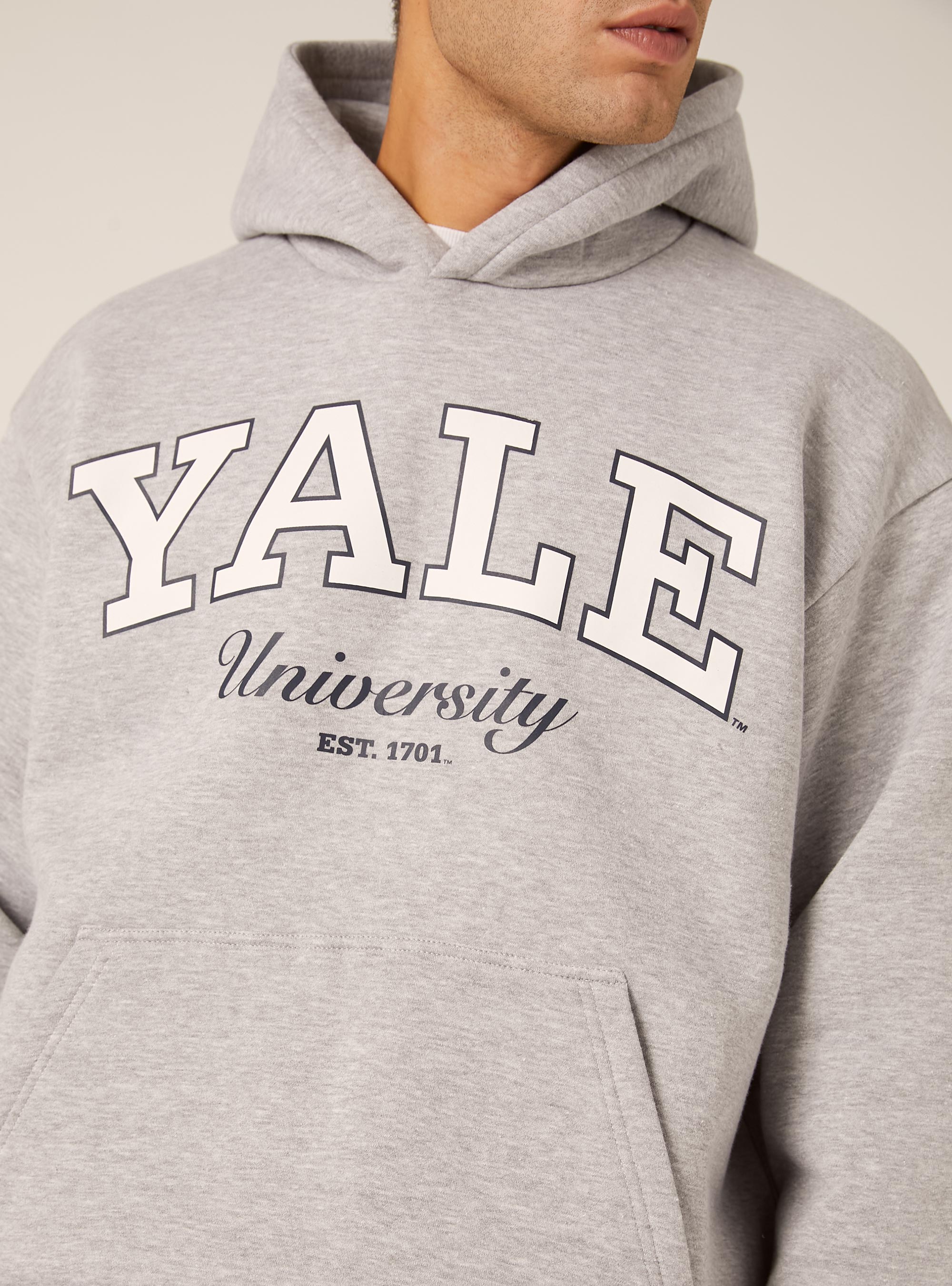 Sweat-shirt Yale / Alcott, MGY2 GREY MEL MEDIUM