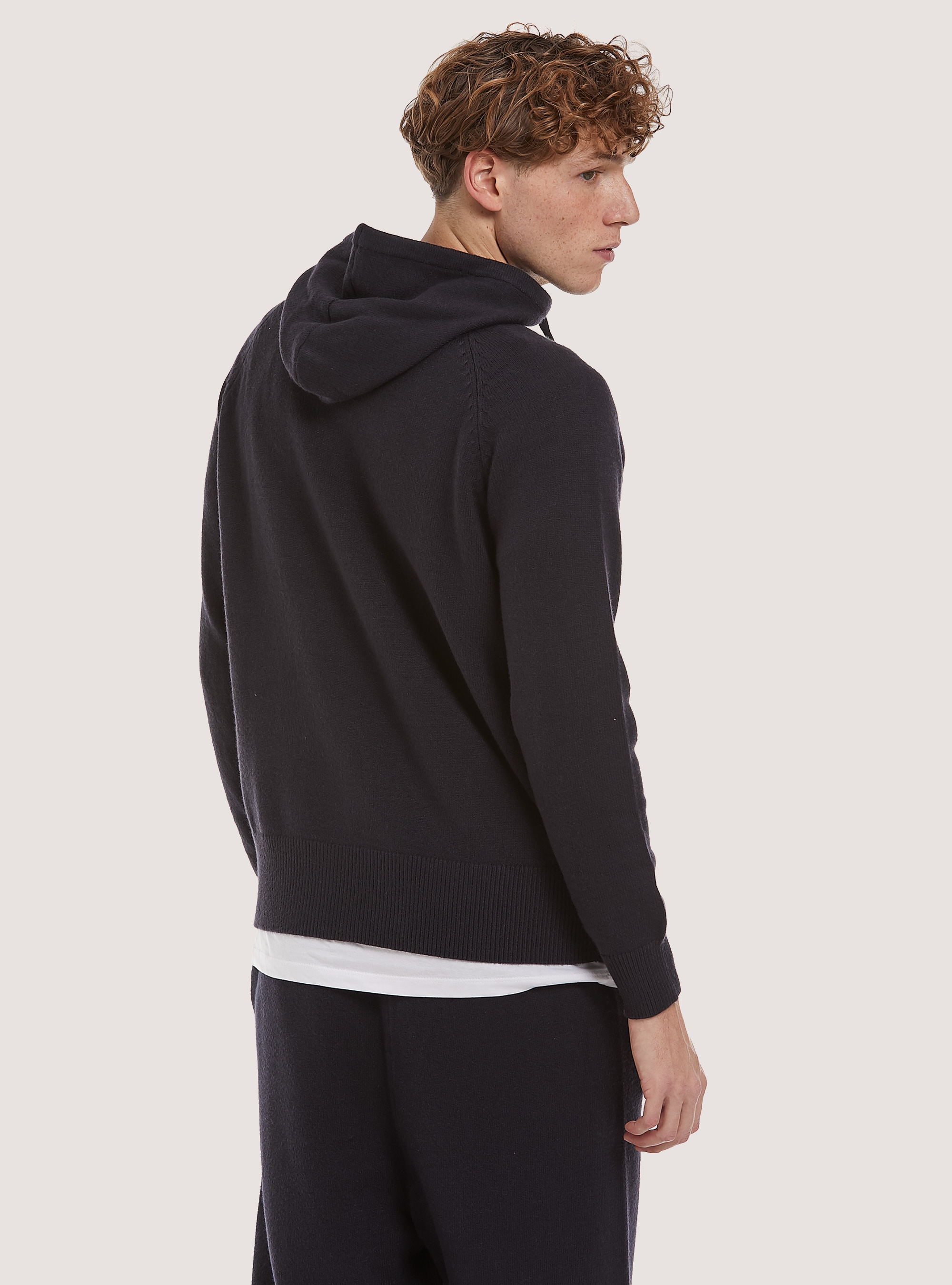 Jersey de punto suave con capucha, NA1 NAVY DARK