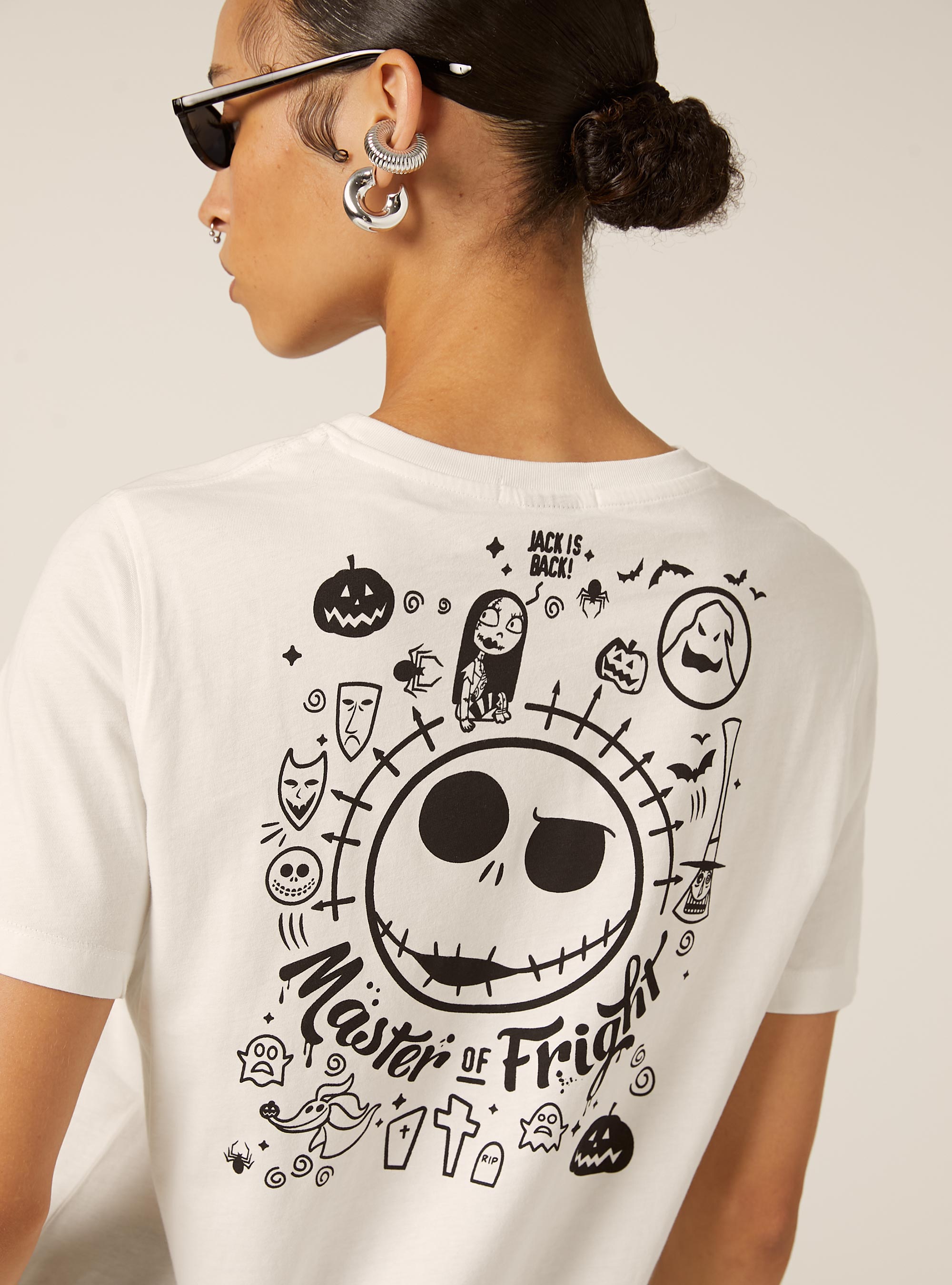The Nightmare Before Christmas T-shirt / Alcott, WH2 WHITE