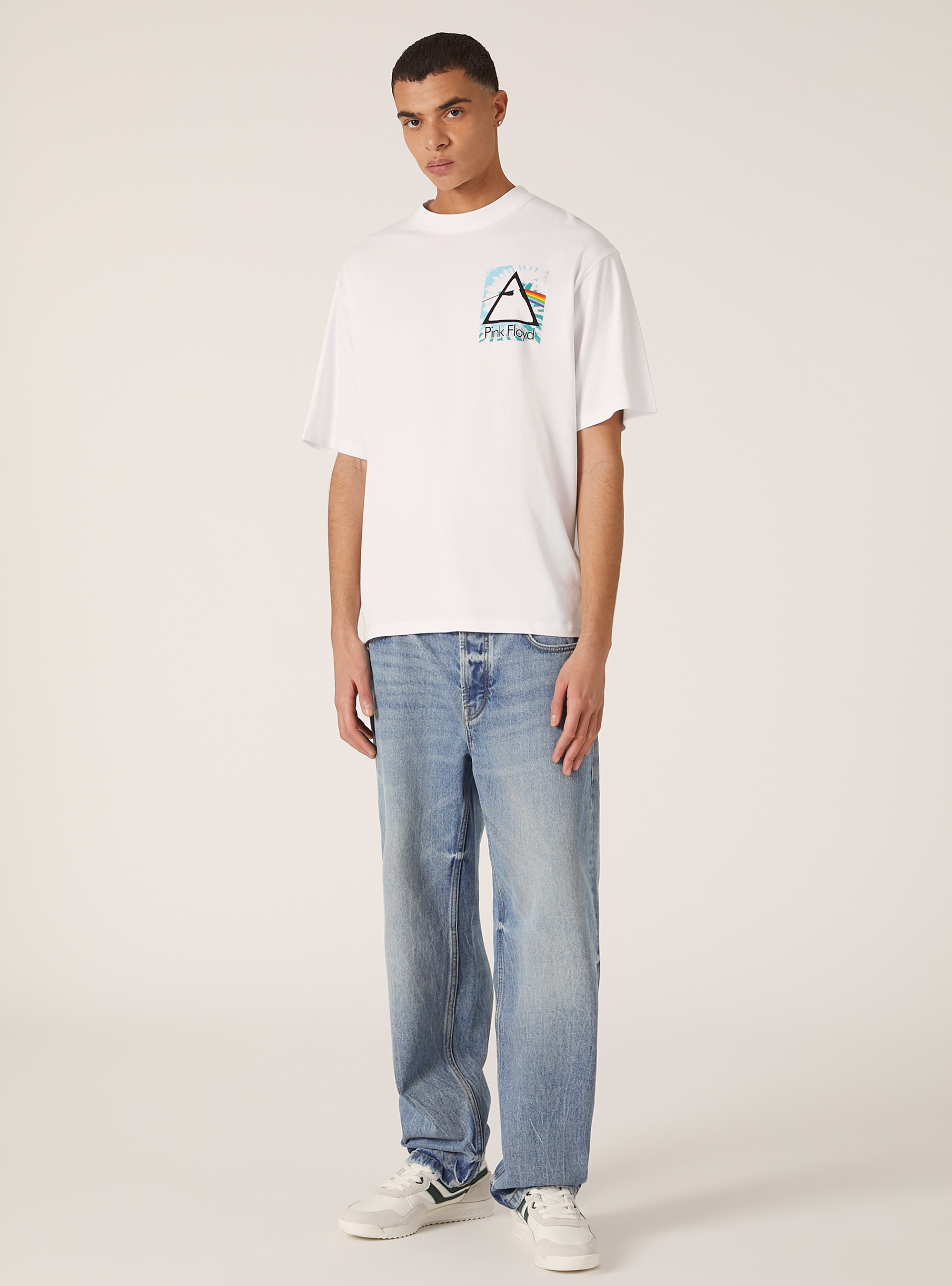 Pink Floyd / Alcott boxy fit T-shirt, WH3 WHITE