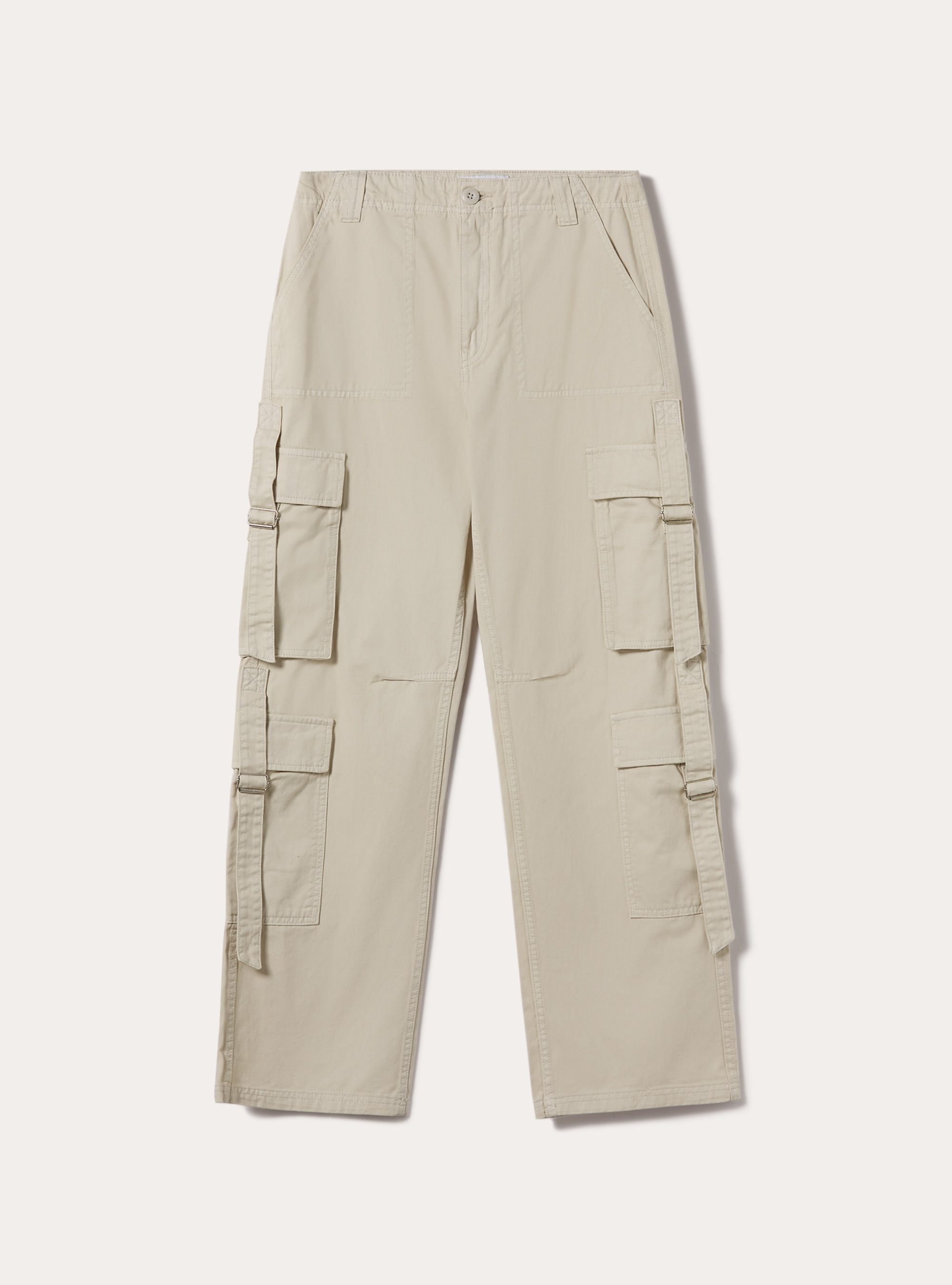Twill multi cargo trousers, BG3 BEIGE LIGHT