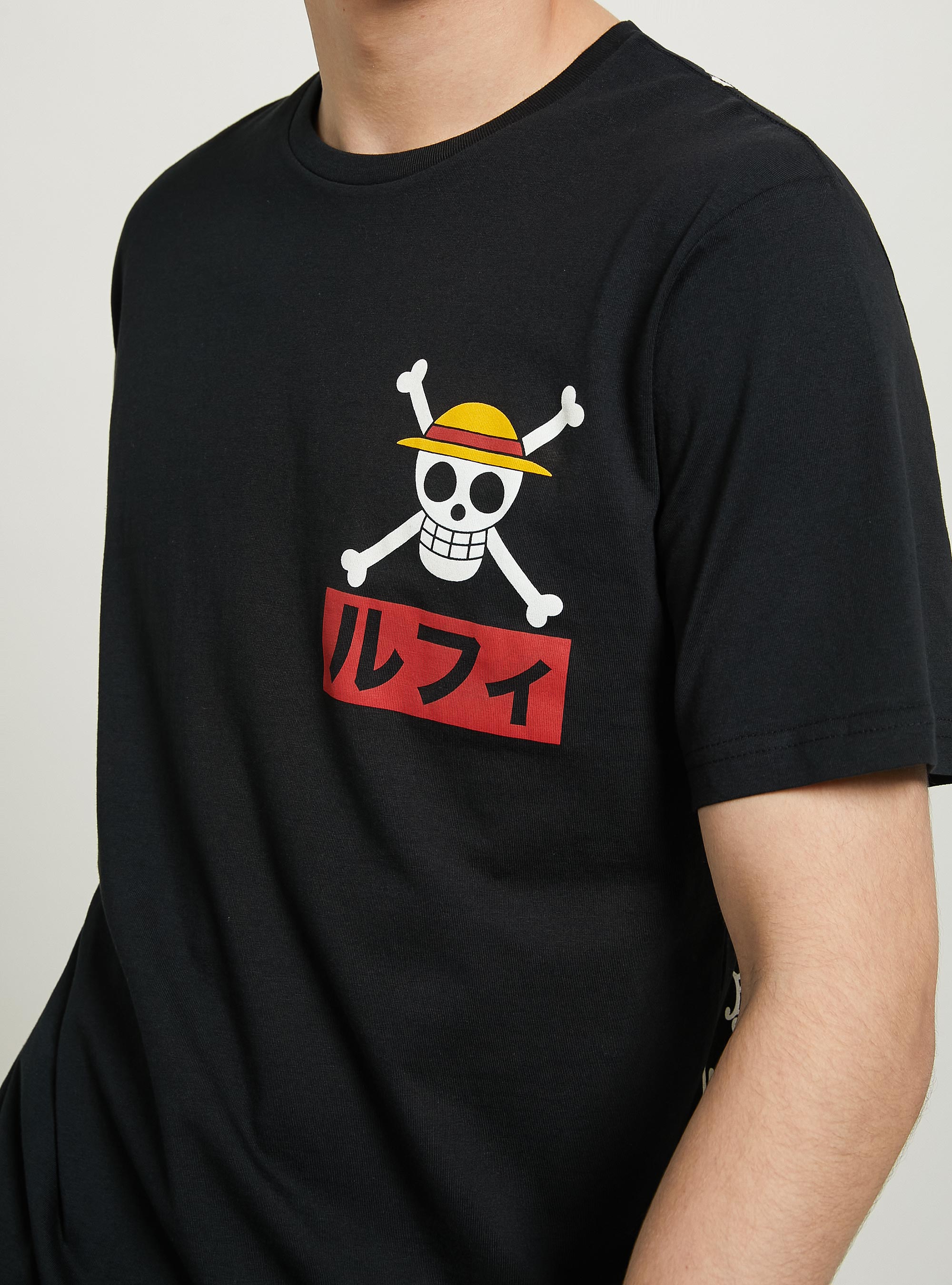 One Piece x Alcott T-shirt, BK1 BLACK