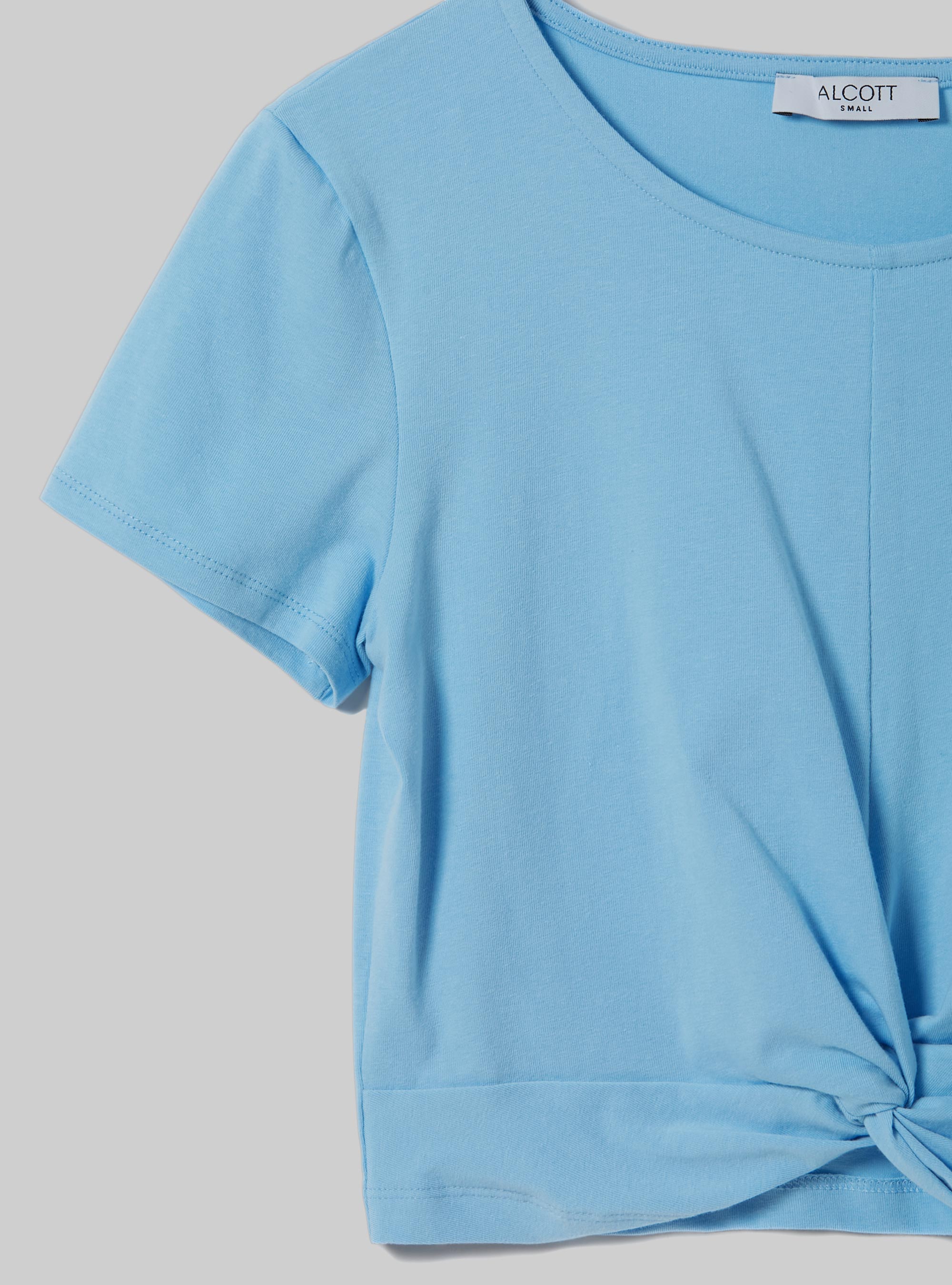tシャツ Knot Crop T レディース Knot crop T-shirt - Teen | MANGO Jordan