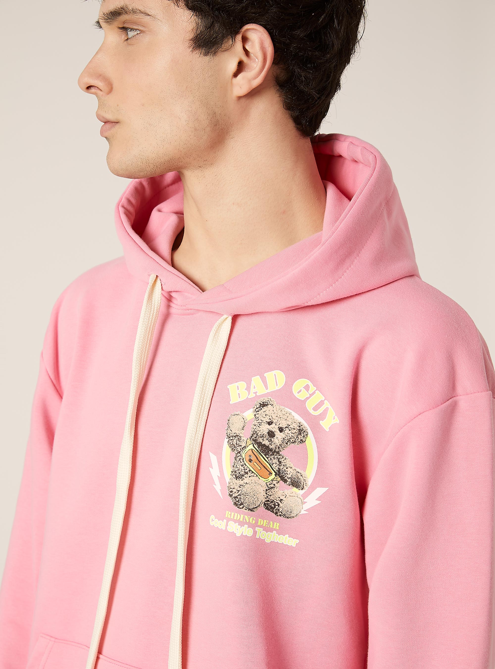 POP STATEMENT hoodie, PK2 PINK MEDIUM