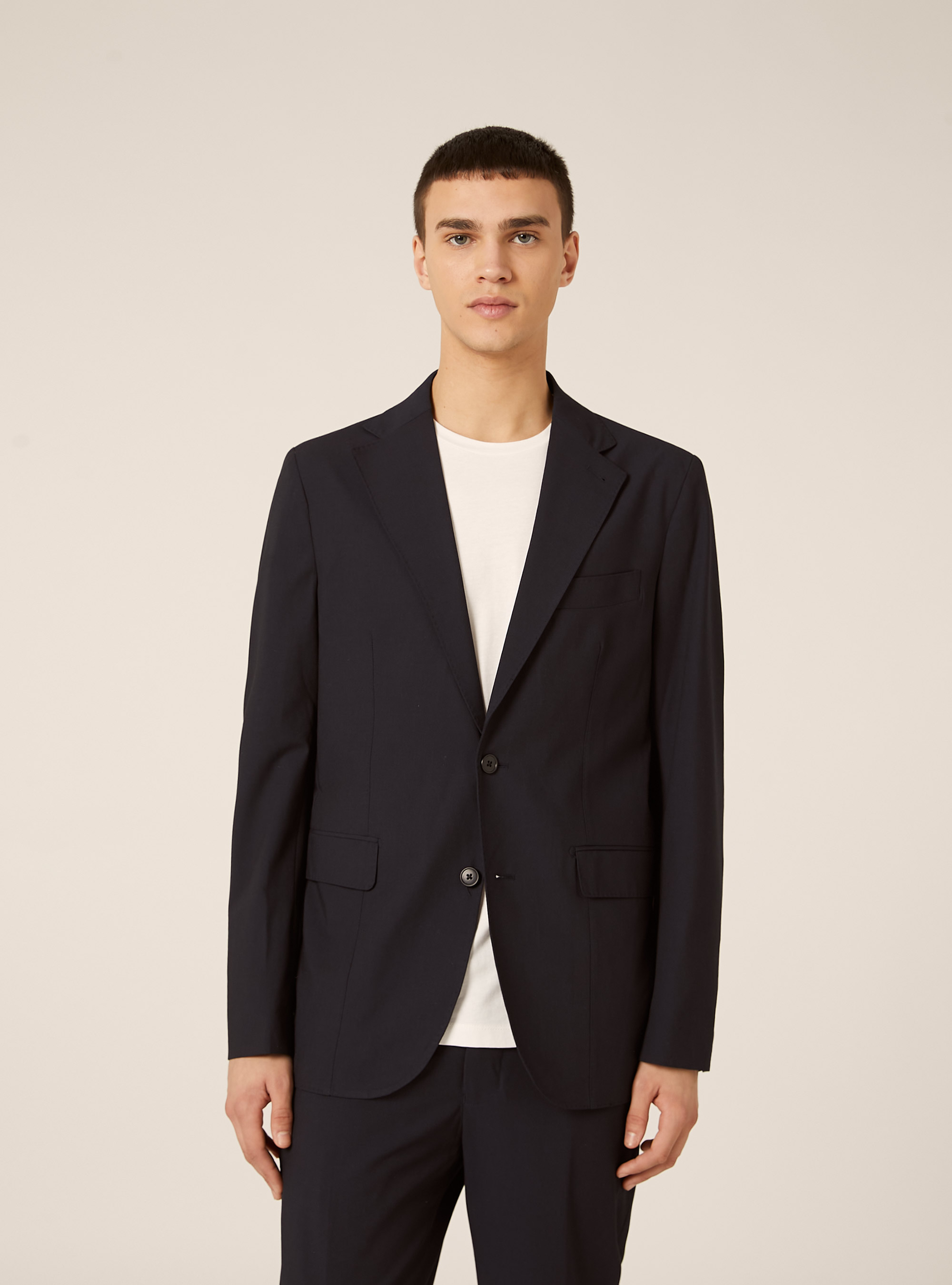 Giacca monopetto in t/r, NA1 NAVY DARK