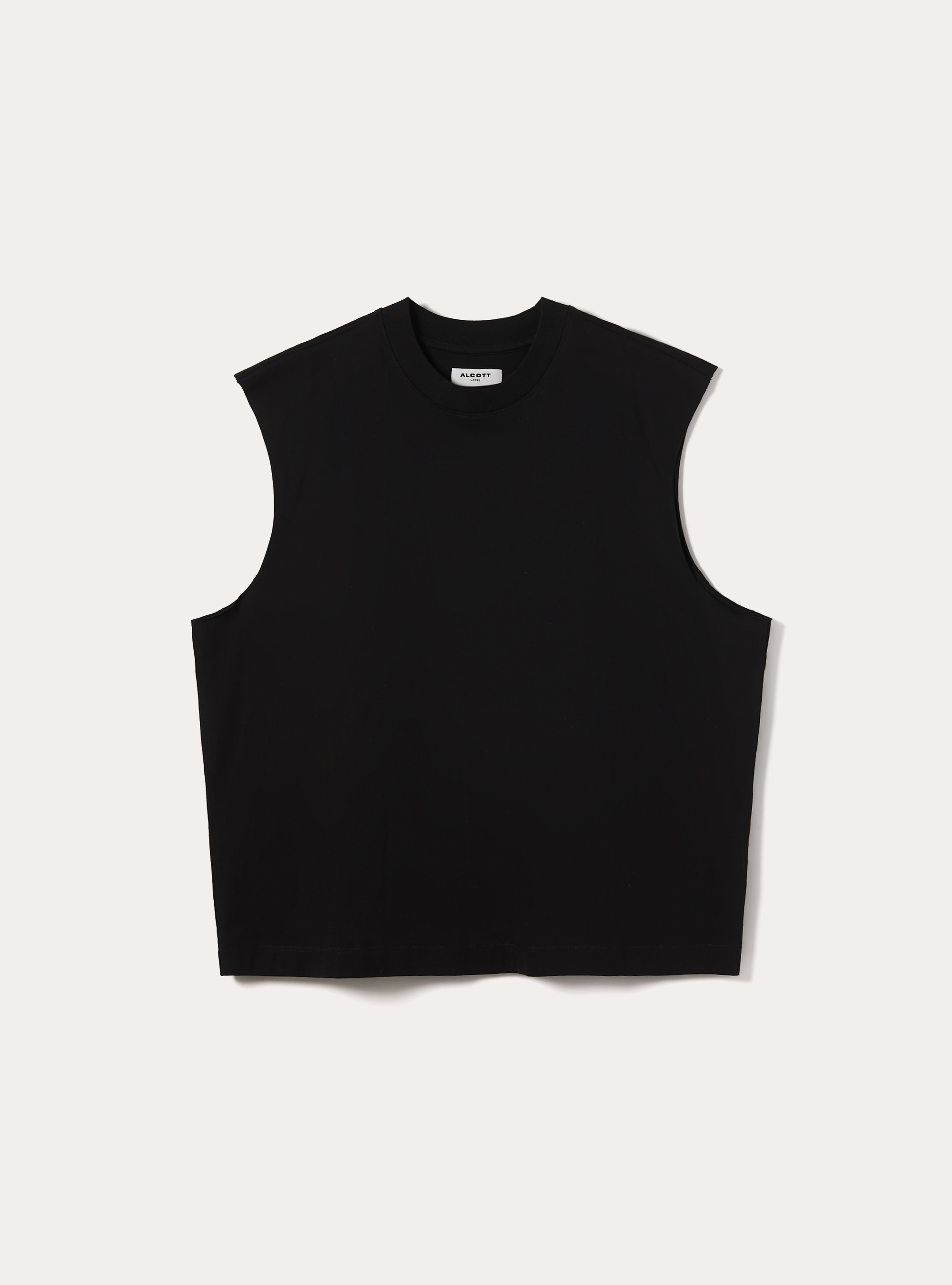 Tanktop in Boxy-Fit, BK1 BLACK