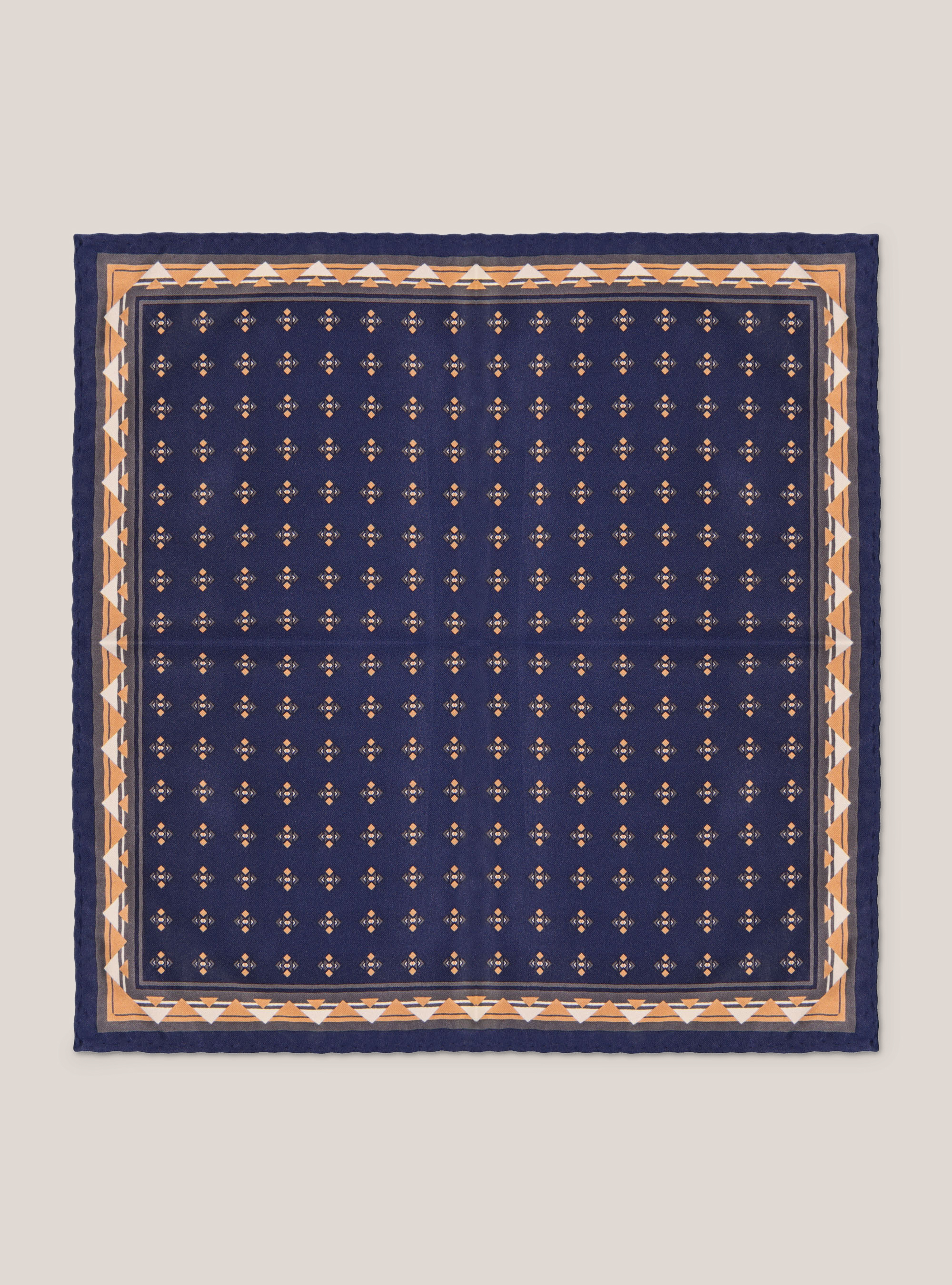 POCHETTE MICRO-PATTERN, C2254 BLUE