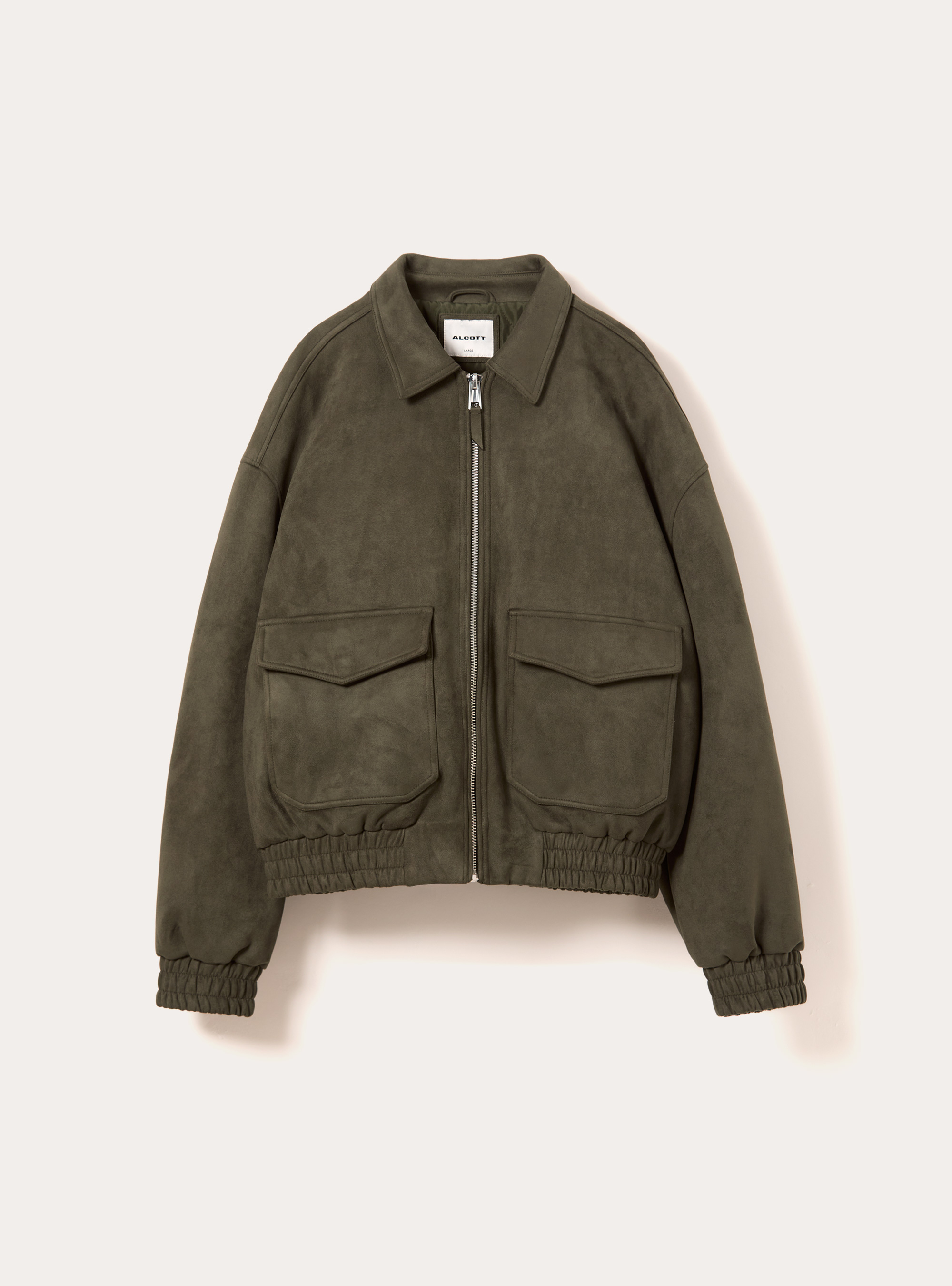 Bomber effetto camoscio boxy fit, KY1 KAKY DARK