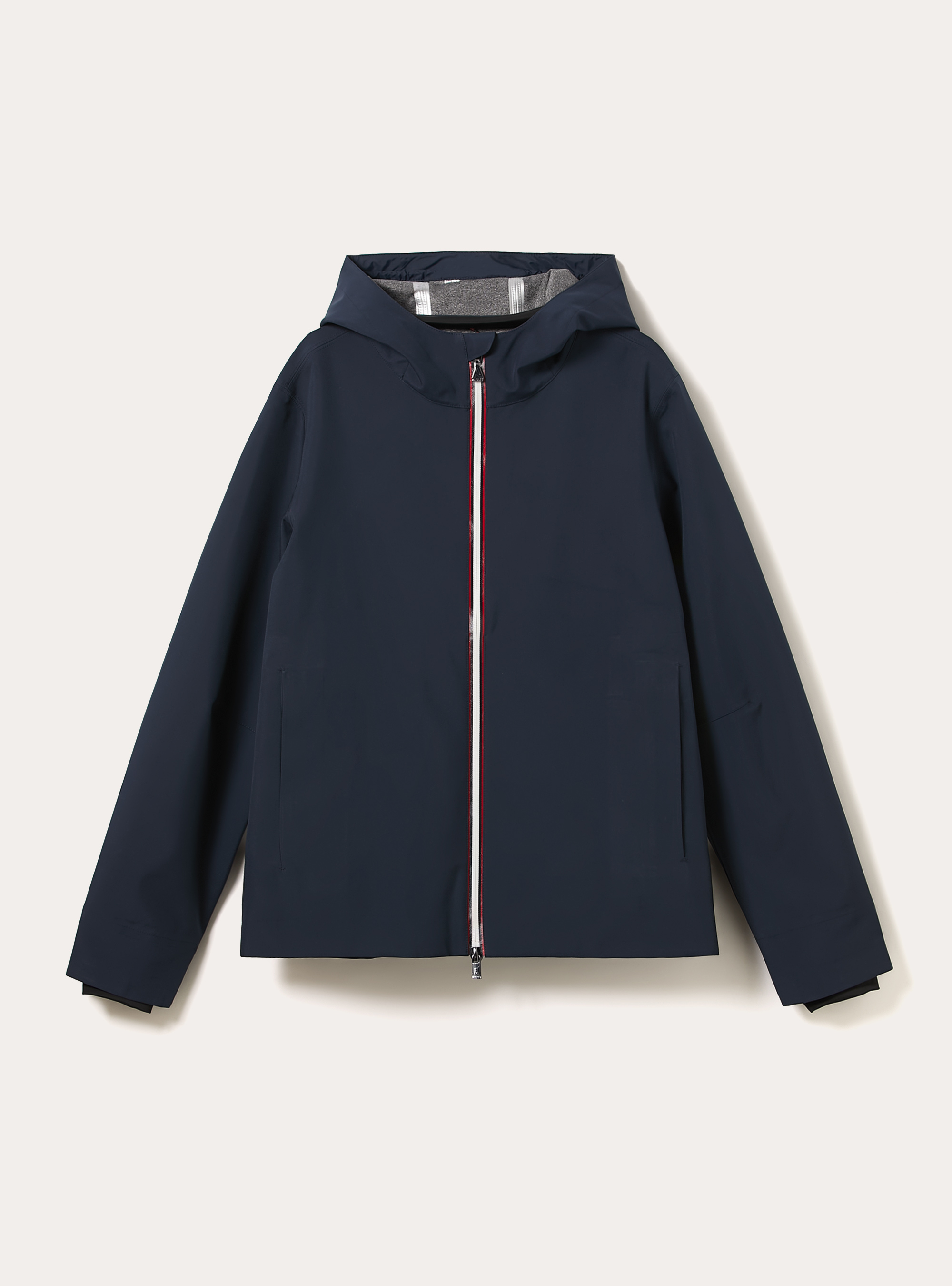 Technical windproof jacket with hood, NA1 NAVY DARK