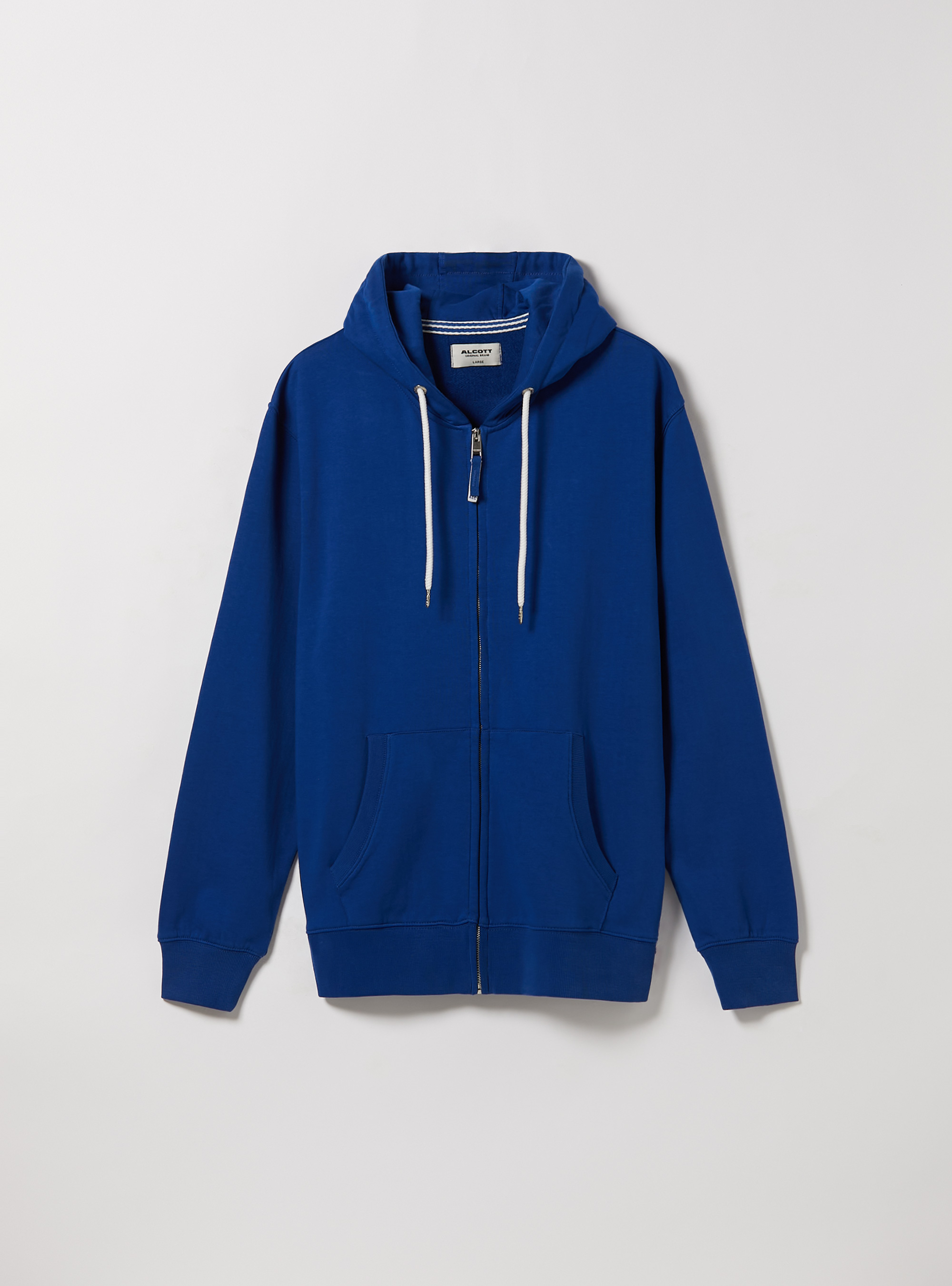 Cotton zip hoodie, RY1 ROYALE DARK