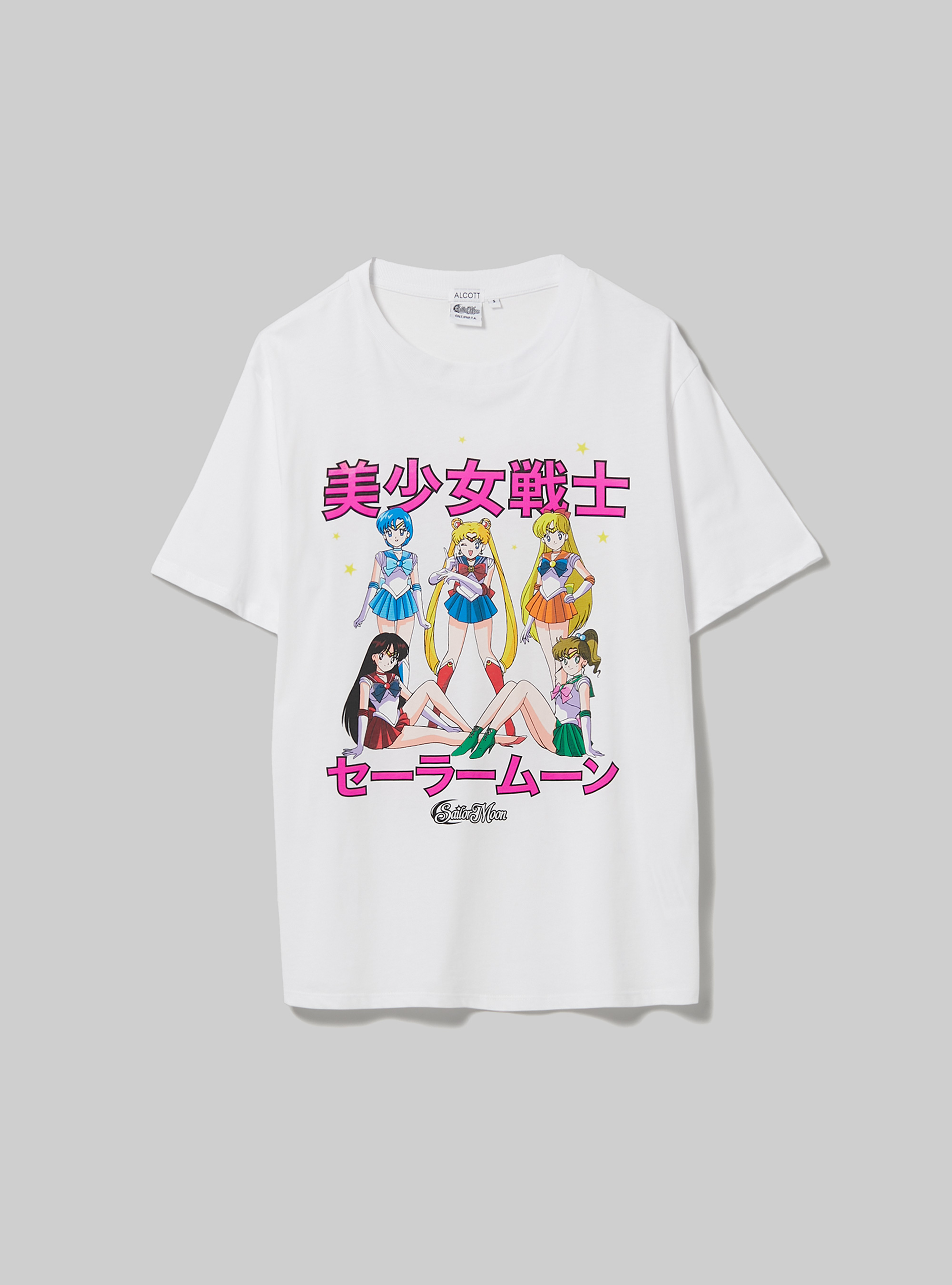 Sailor Moon / Alcott T-shirt, WH3 WHITE