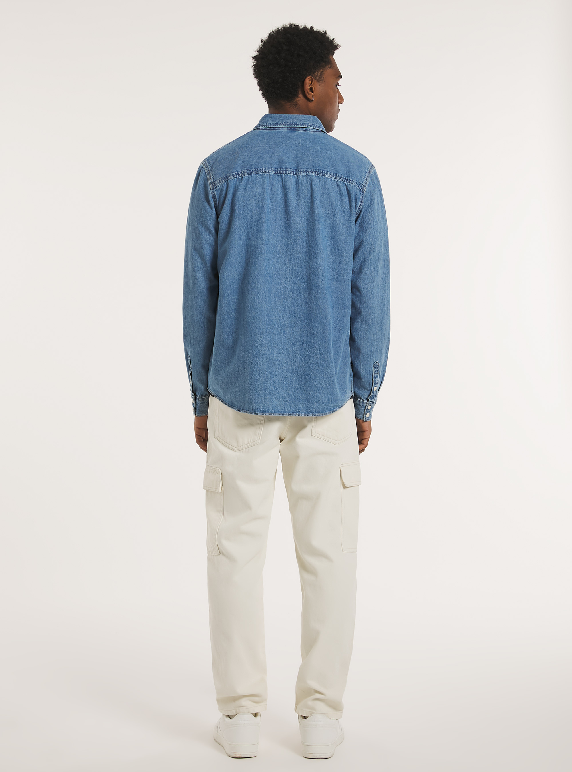 Denim shirt, D005 LIGHT BLUE