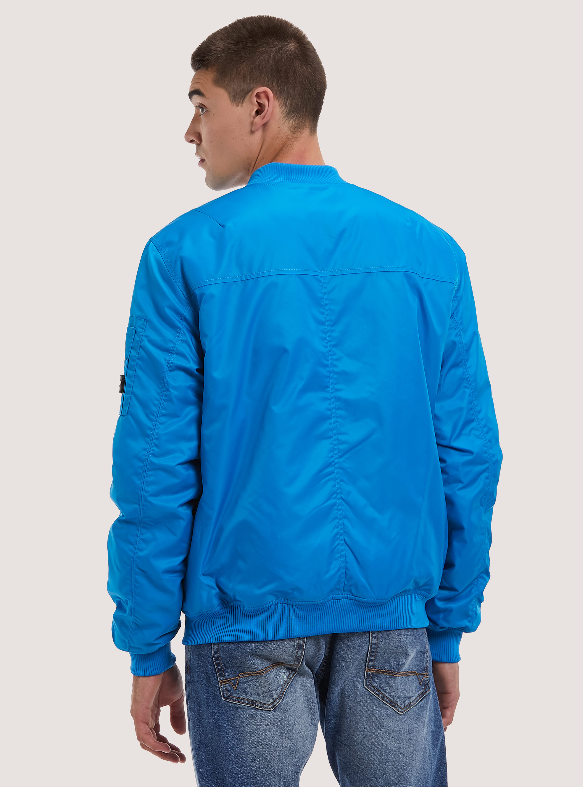 Padded bomber jacket