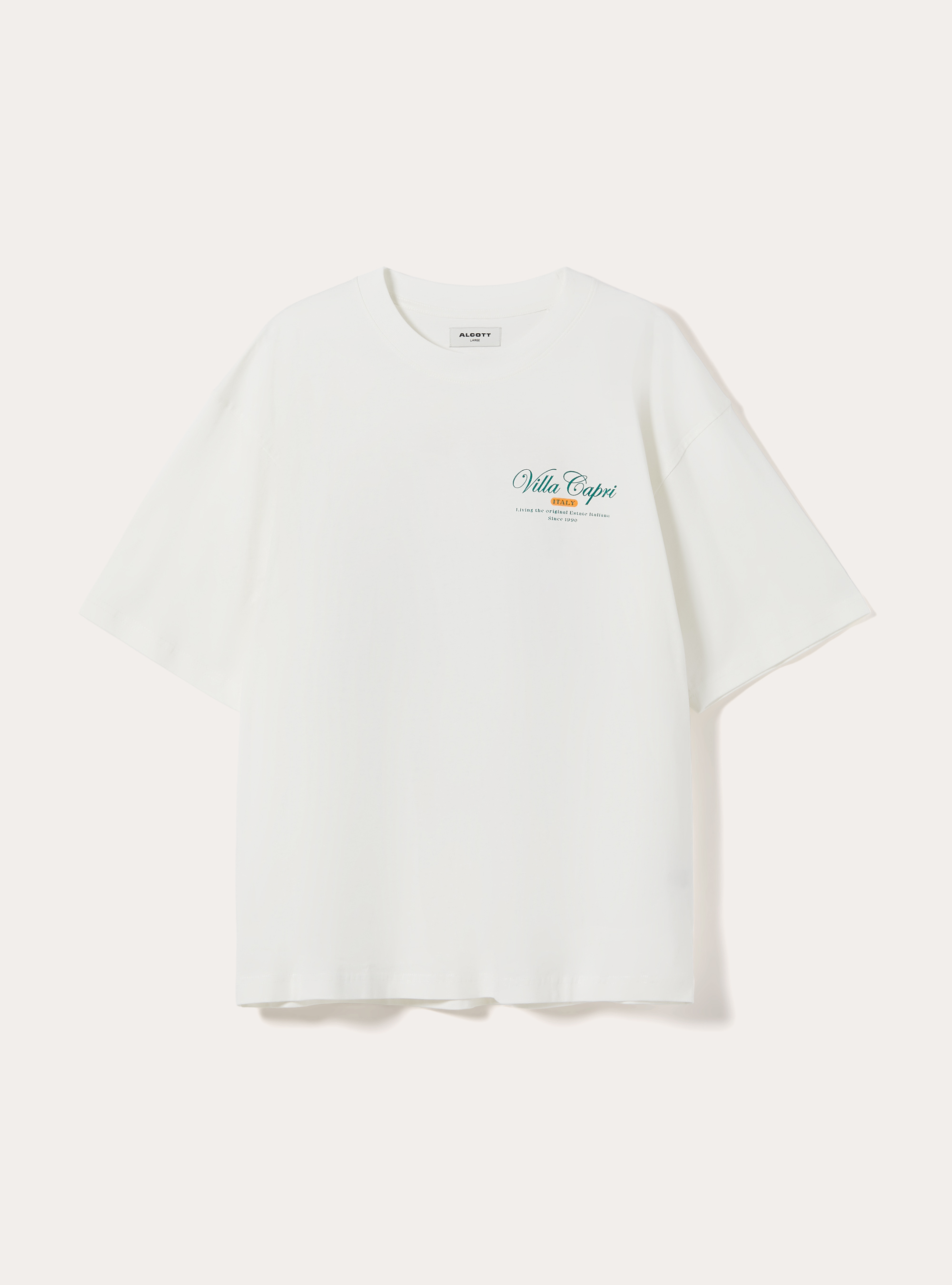 Capri Amore Mio Boxy Fit T-Shirt, WH2 WHITE
