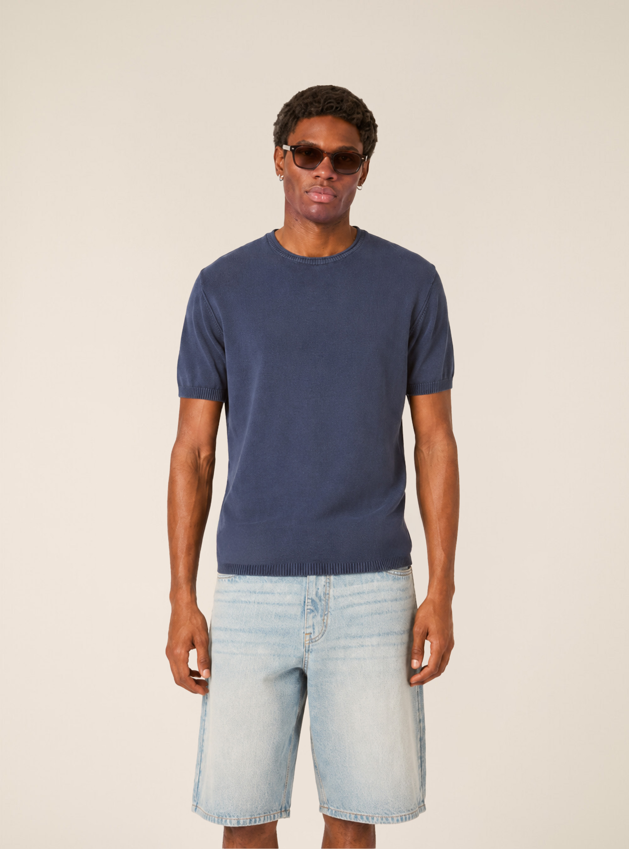 Maglia  a girocollo, BL3 BLUE LIGHT