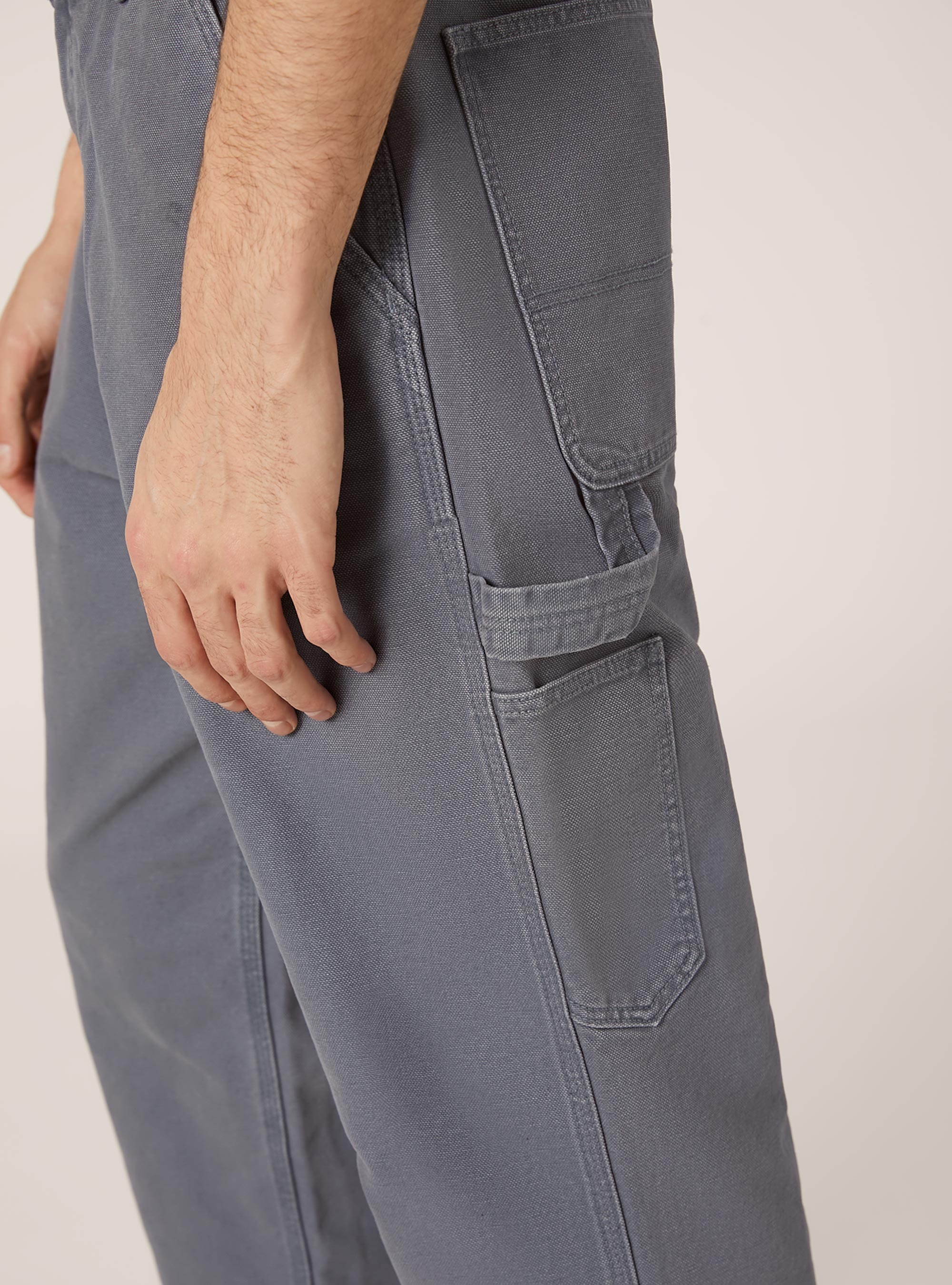Carpenter canvas pants, AZ2 AZURE MEDIUM