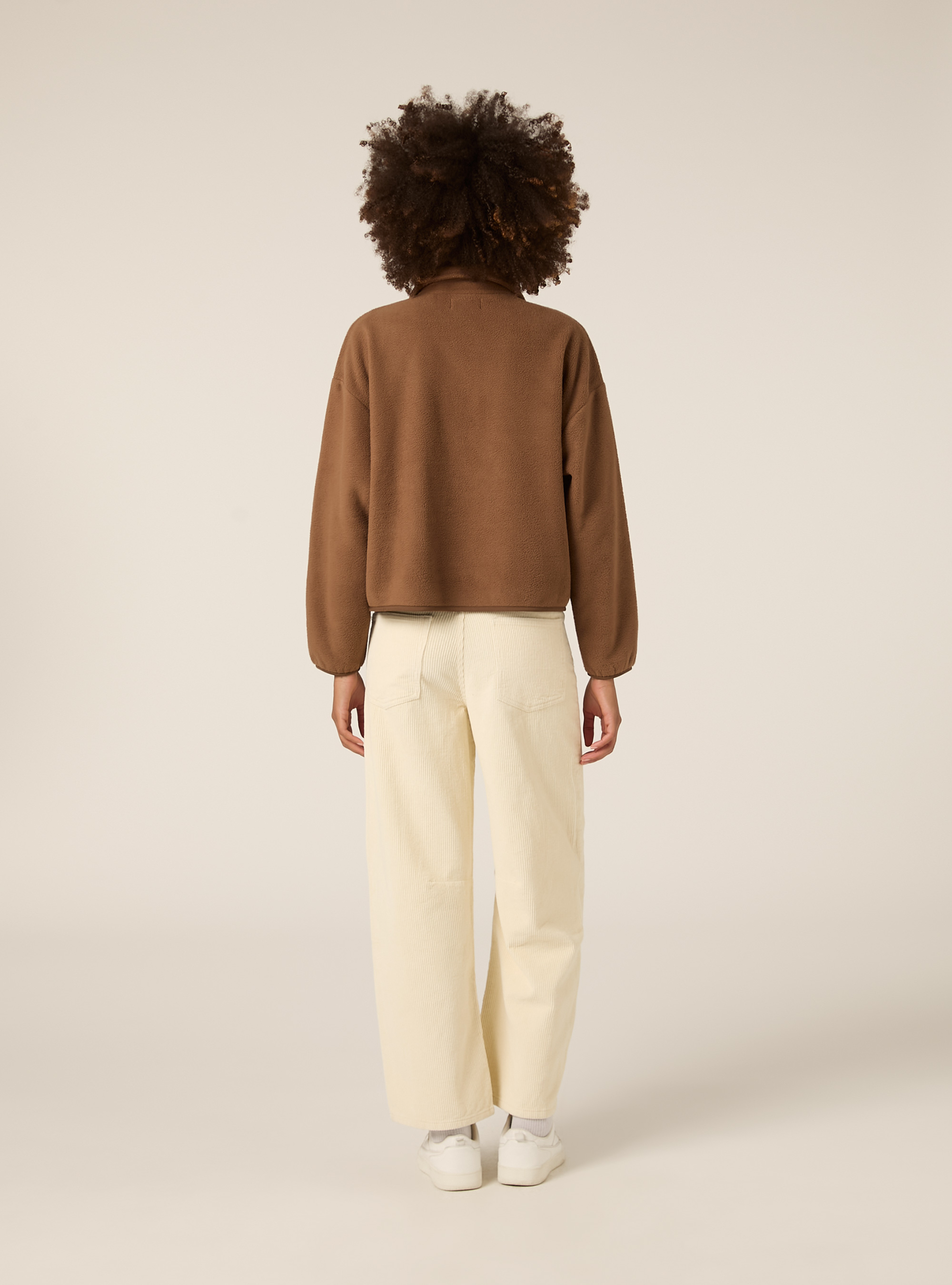 Felpa fleece adventures, BR2 BROWN MEDIUM