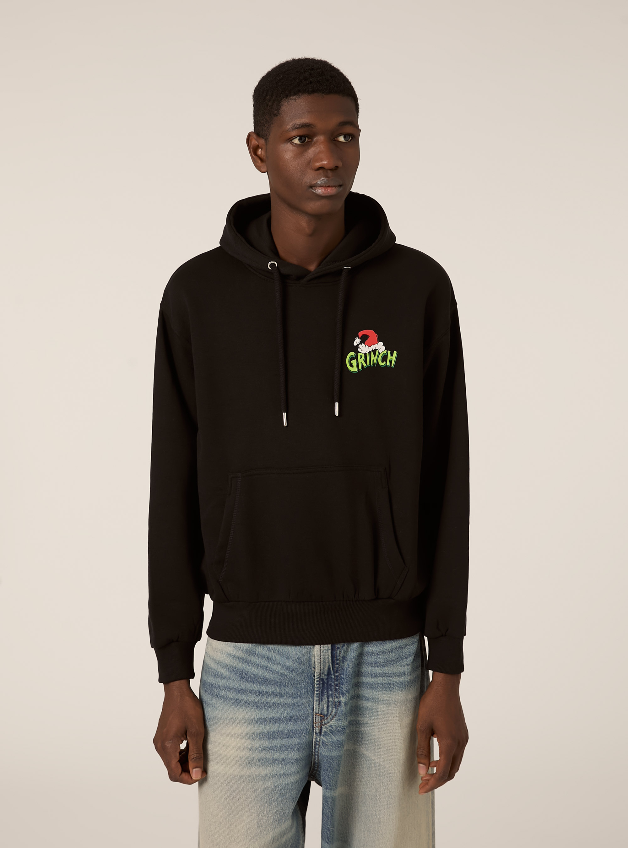 Felpa boxy the grinch, BK1 BLACK