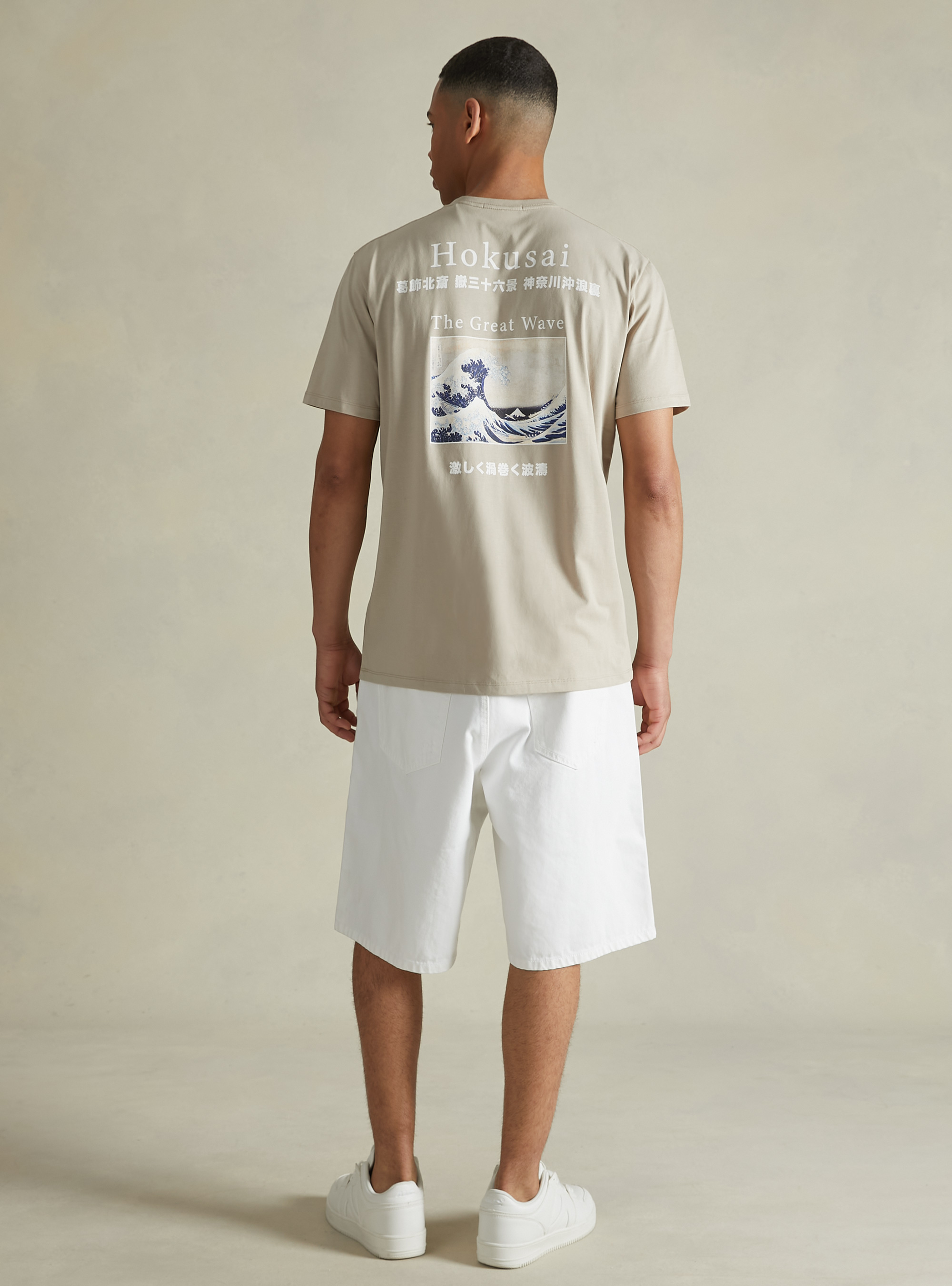 Camiseta Art collection Hokusai / Alcott, BG2 BEIGE MEDIUM