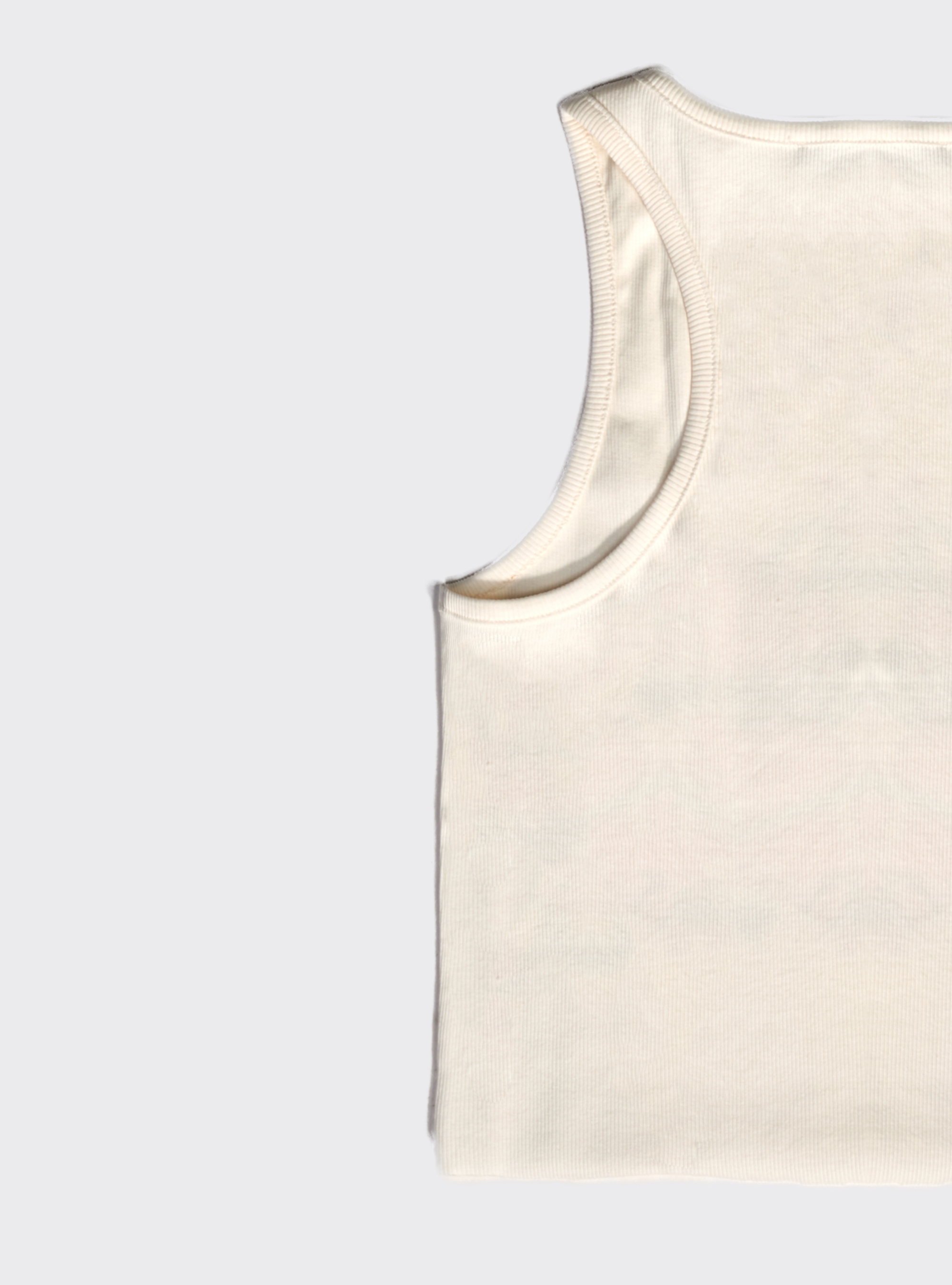 Printed cropped top, WHITE