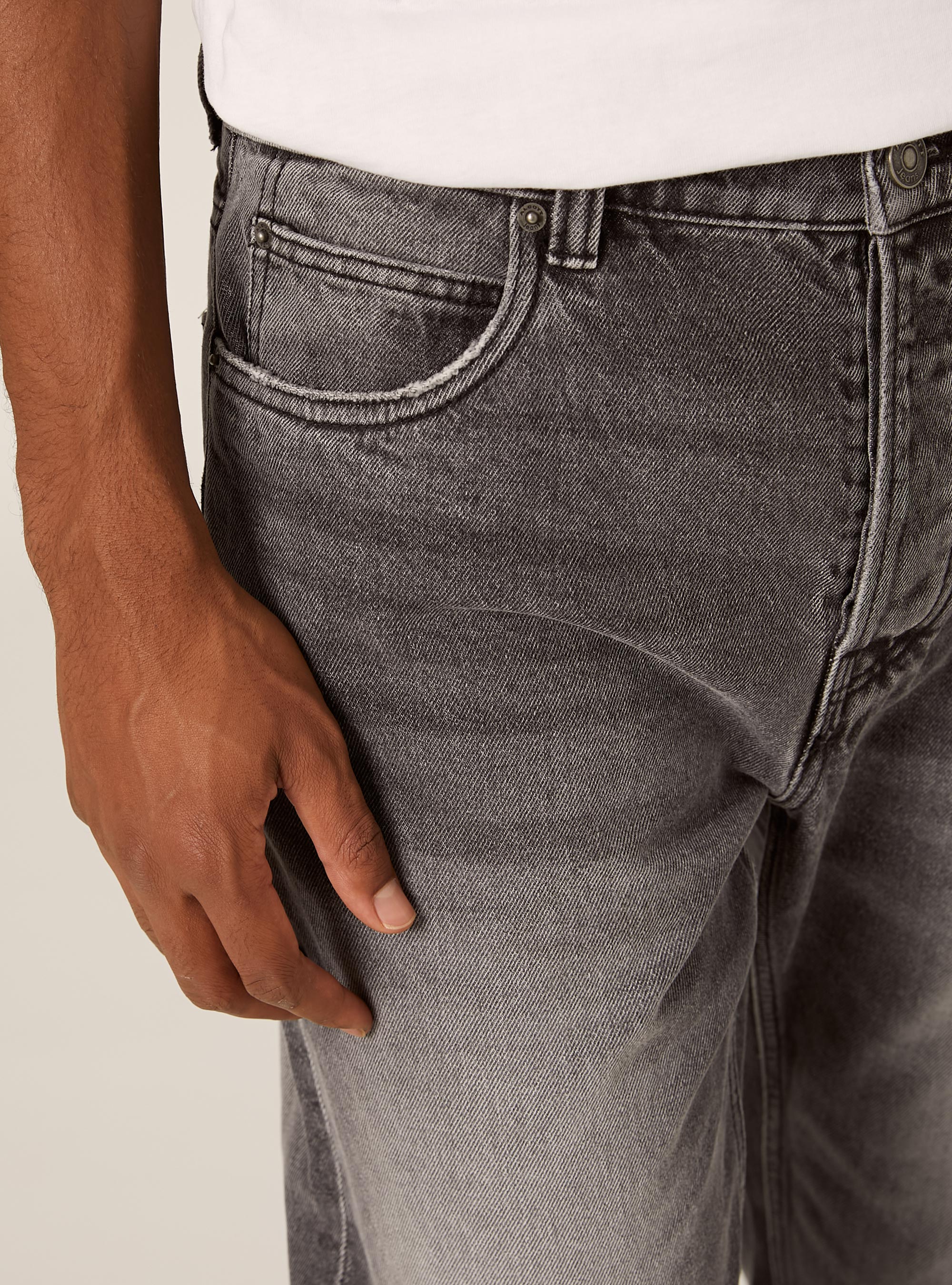 Jeans coupe droite, D00G GREY