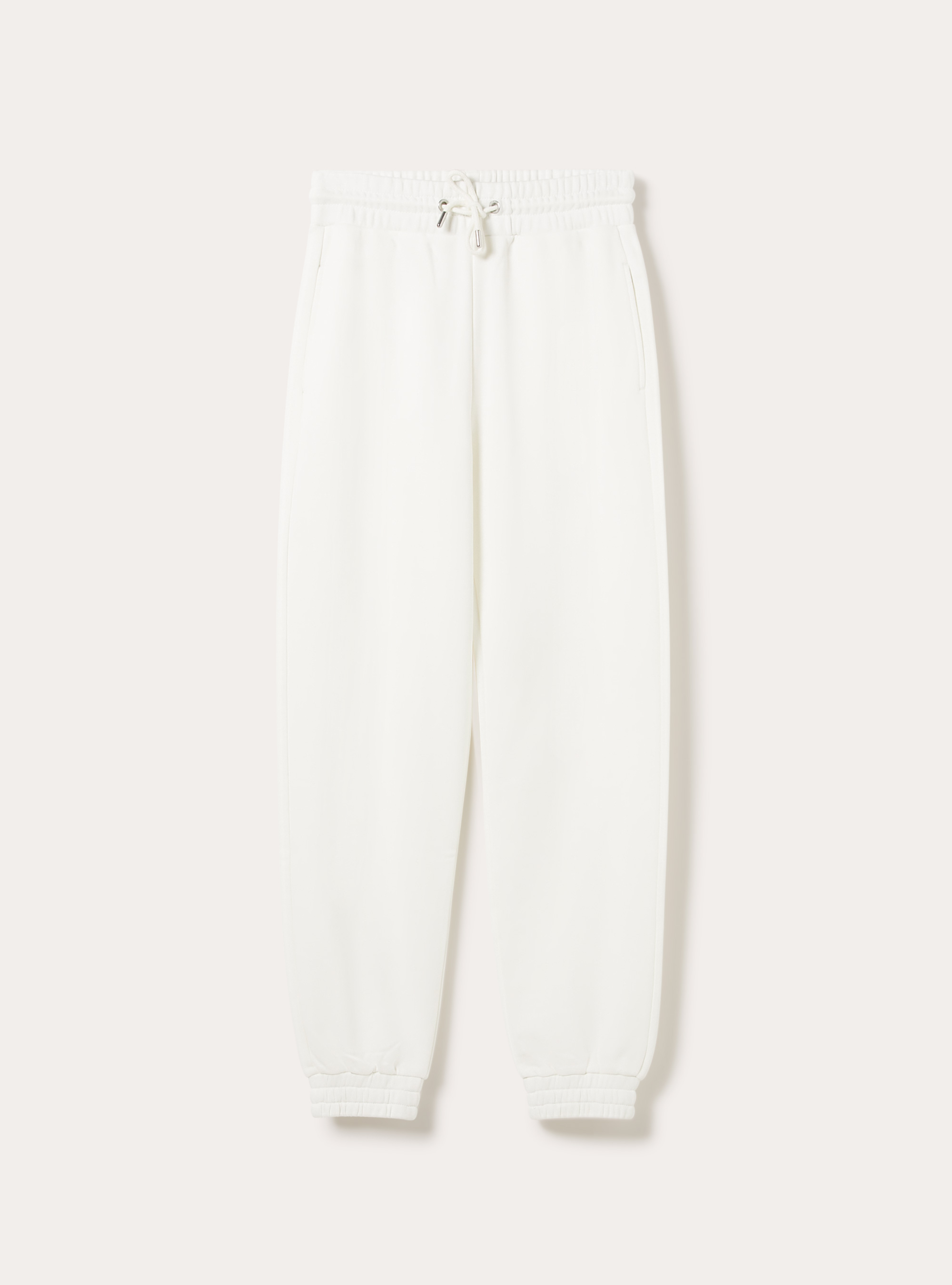 Pantaloni jogger in felpa, WH1 OFF WHITE