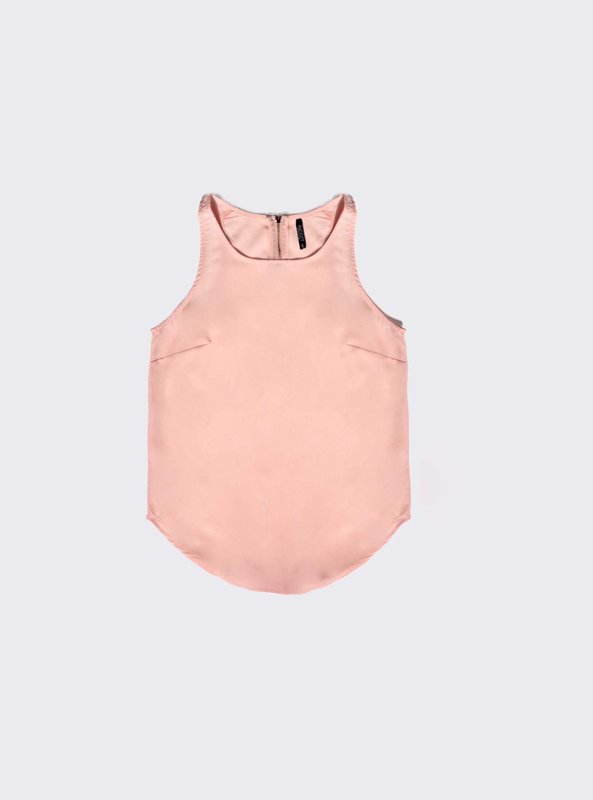 Chemise blouse couleur unie, C4447 PINK