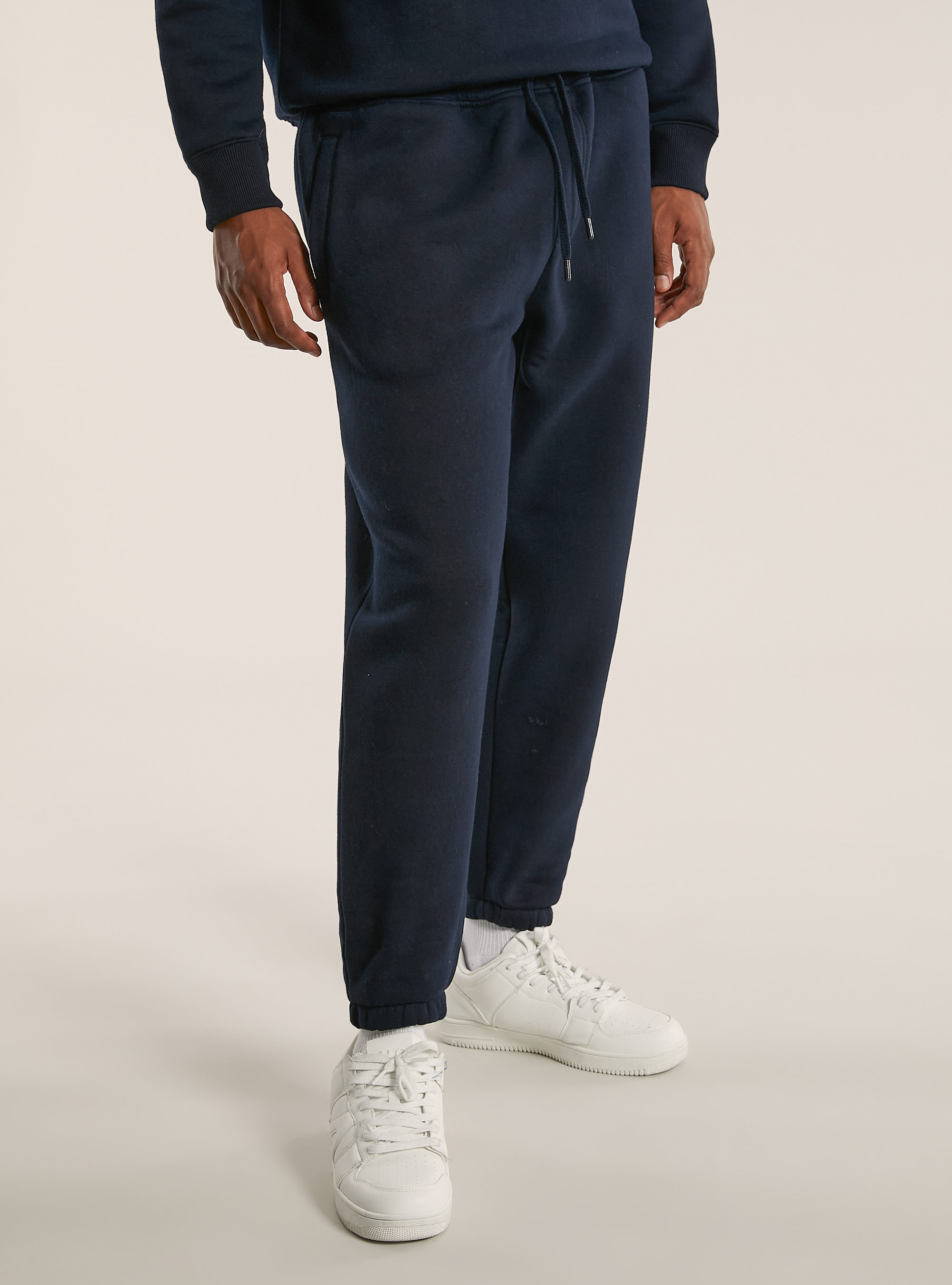 Fleece jogger trousers, NA1 NAVY DARK