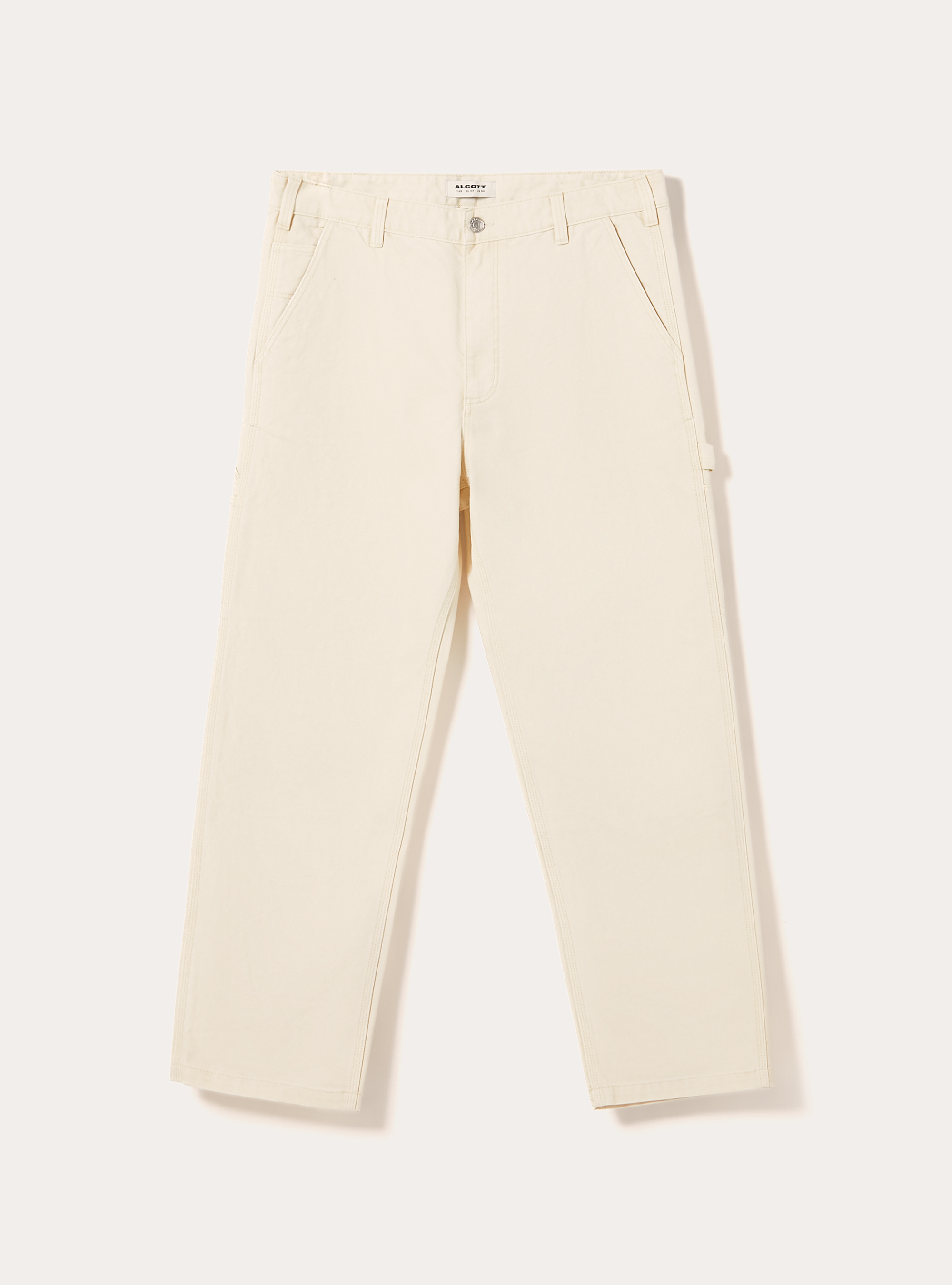 Carpenter canvas pants, WH1 OFF WHITE