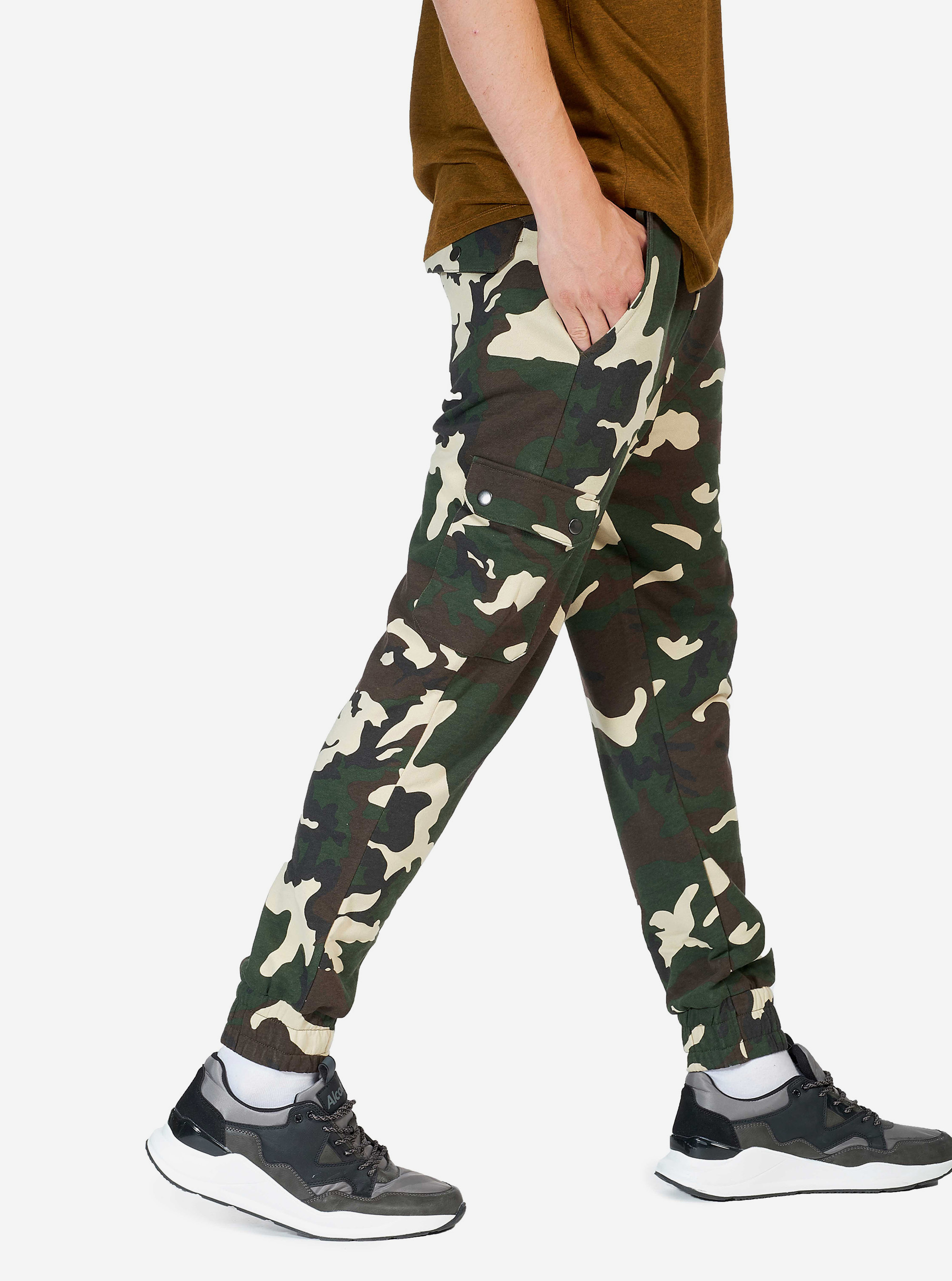 Pantaloni in felpa camouflage, CAMOUFLAGE
