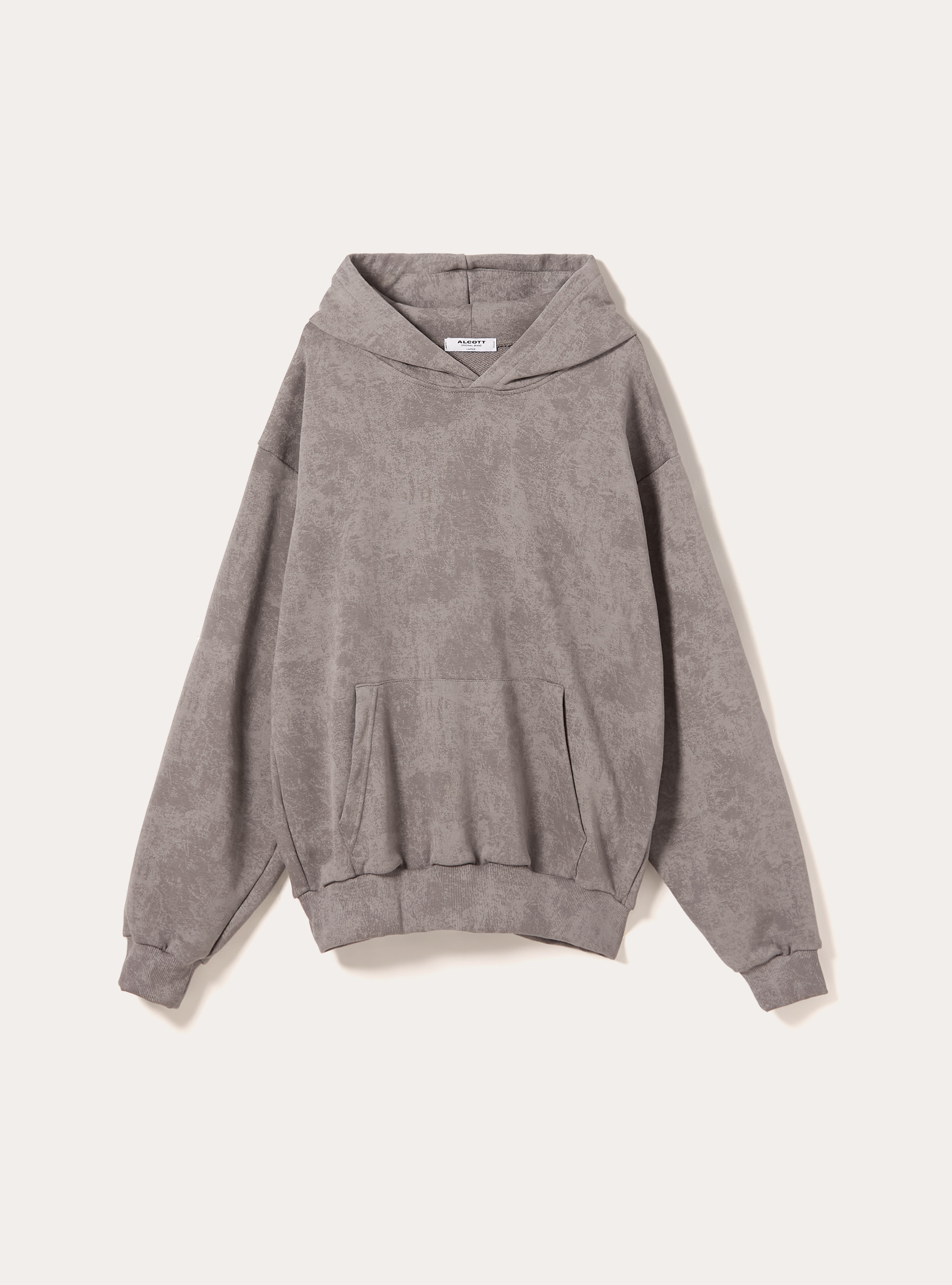 Sweat boxy marbré, GY2 GREY MEDIUM