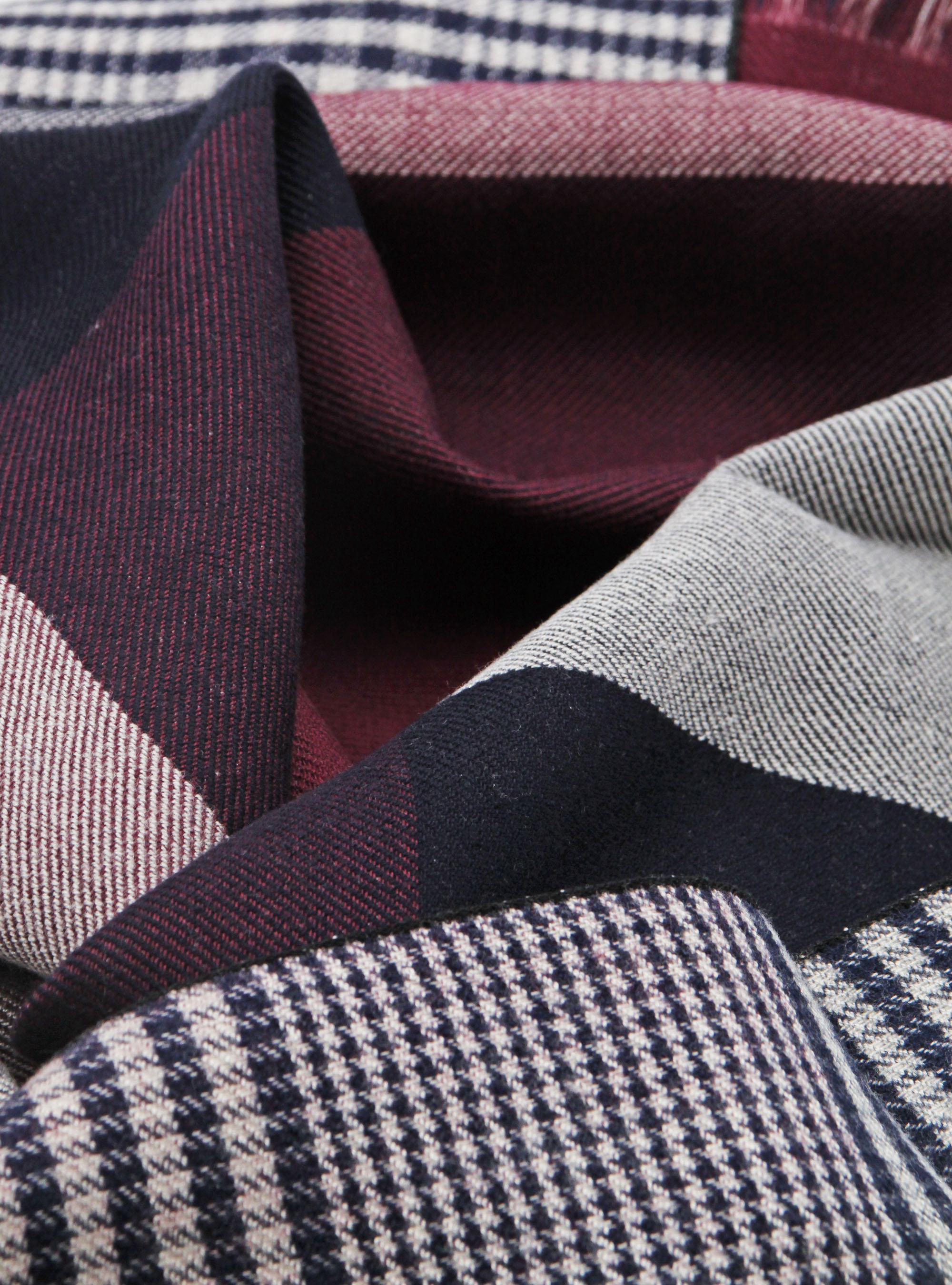 DOUBLE-FACE SCARF, BLUE