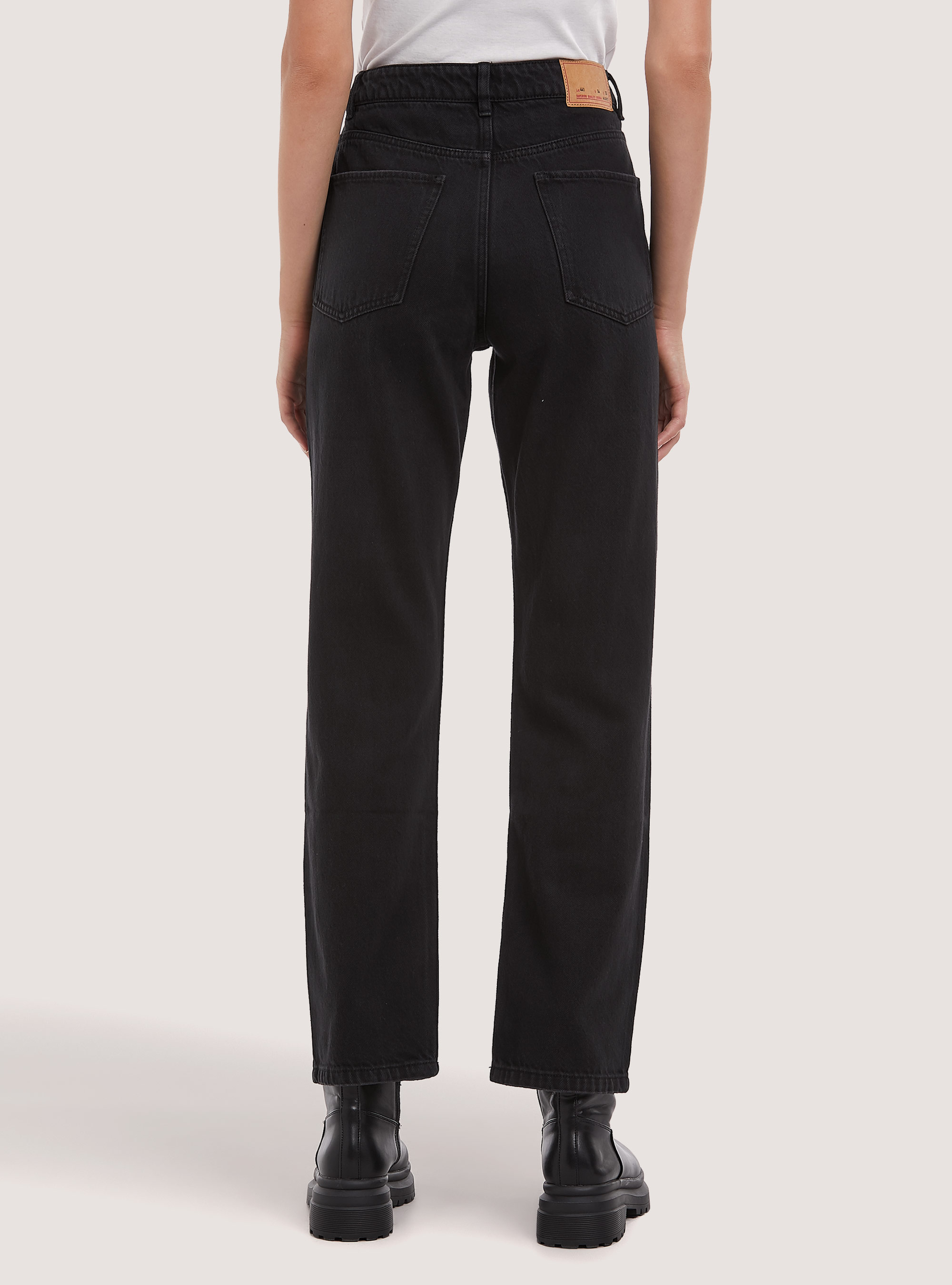 Straight Fit Jeans, D000 BLACK