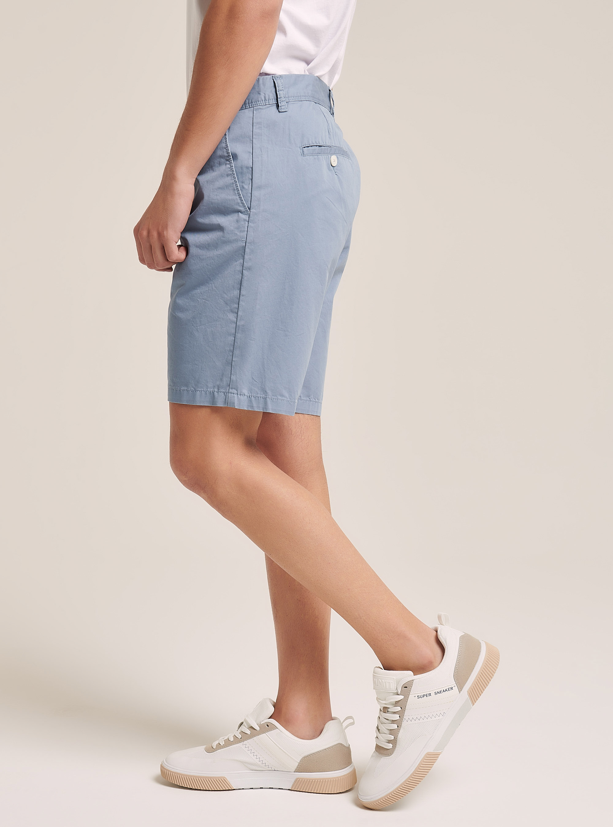 Bermuda en serg&eacute; uni, C1155 AZURRE