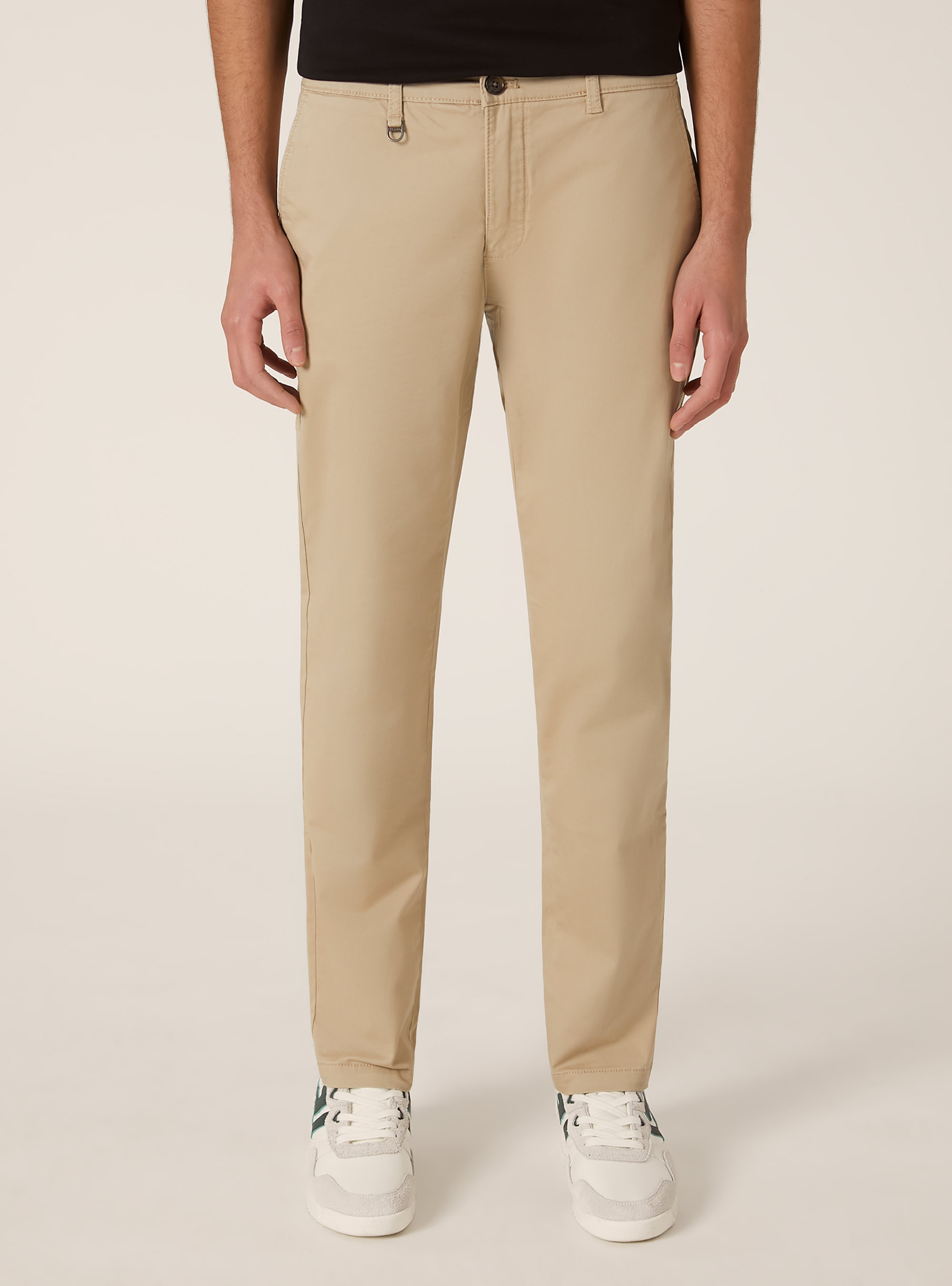 Skinny fit stretch twill chinos, TB2 TOBACCO MEDIUM
