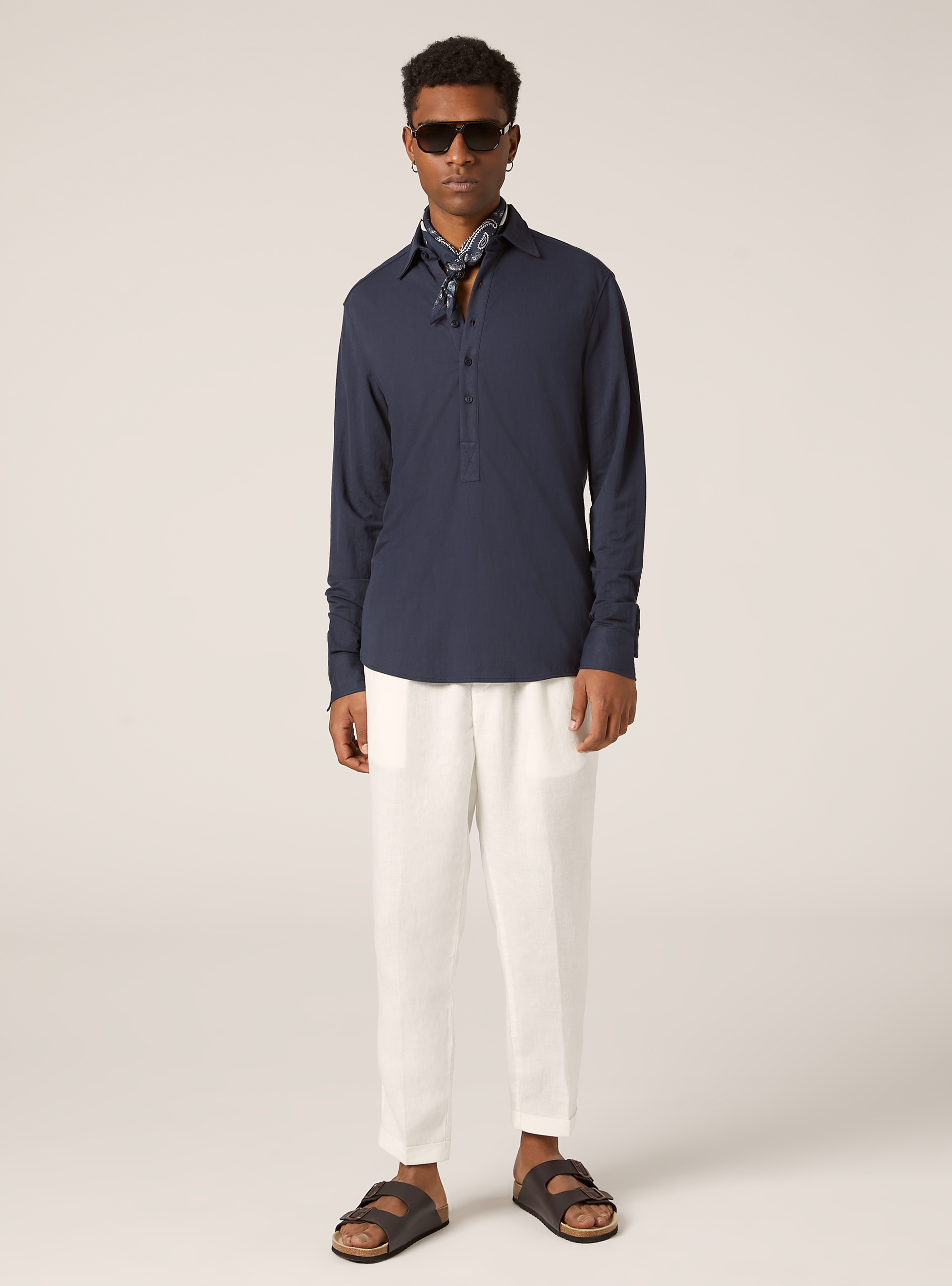 Half plate shirt, NA2 NAVY MEDIUM