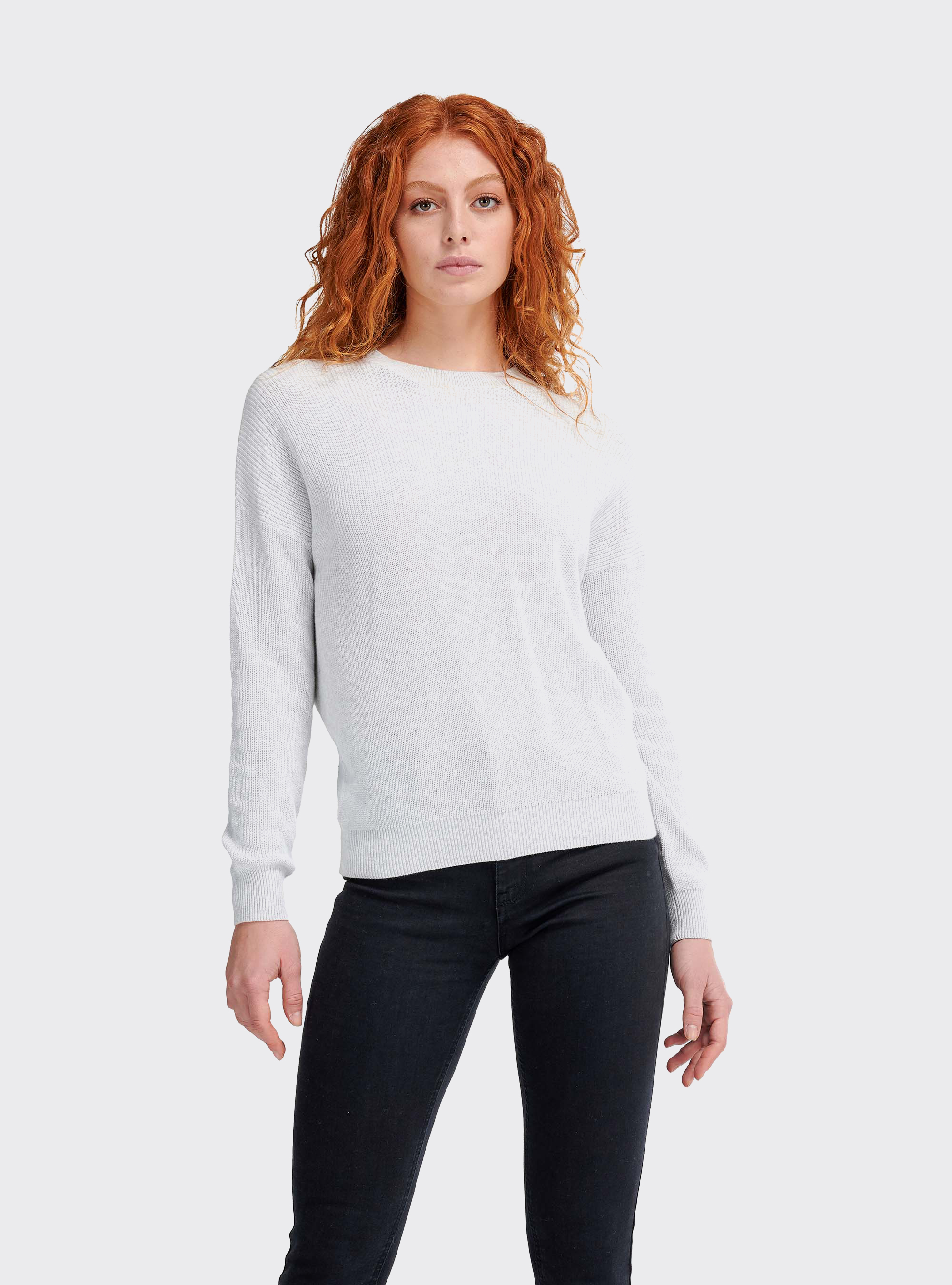 Pullover comfort fit, C148 ICE MELANGE