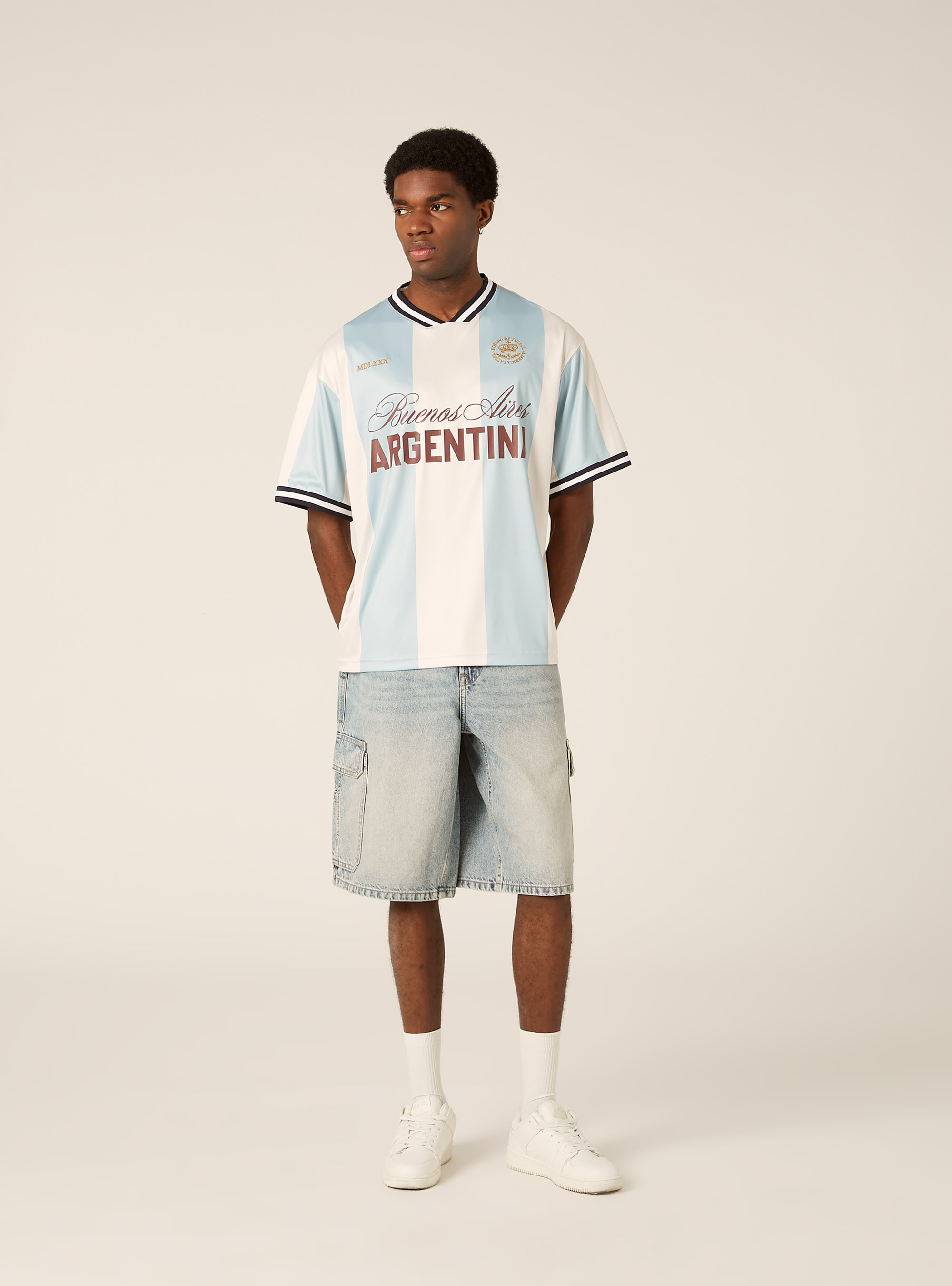 Maillot de Foot Blokecore en Tissu Technique L&eacute;ger, AZ3 AZURE LIGHT