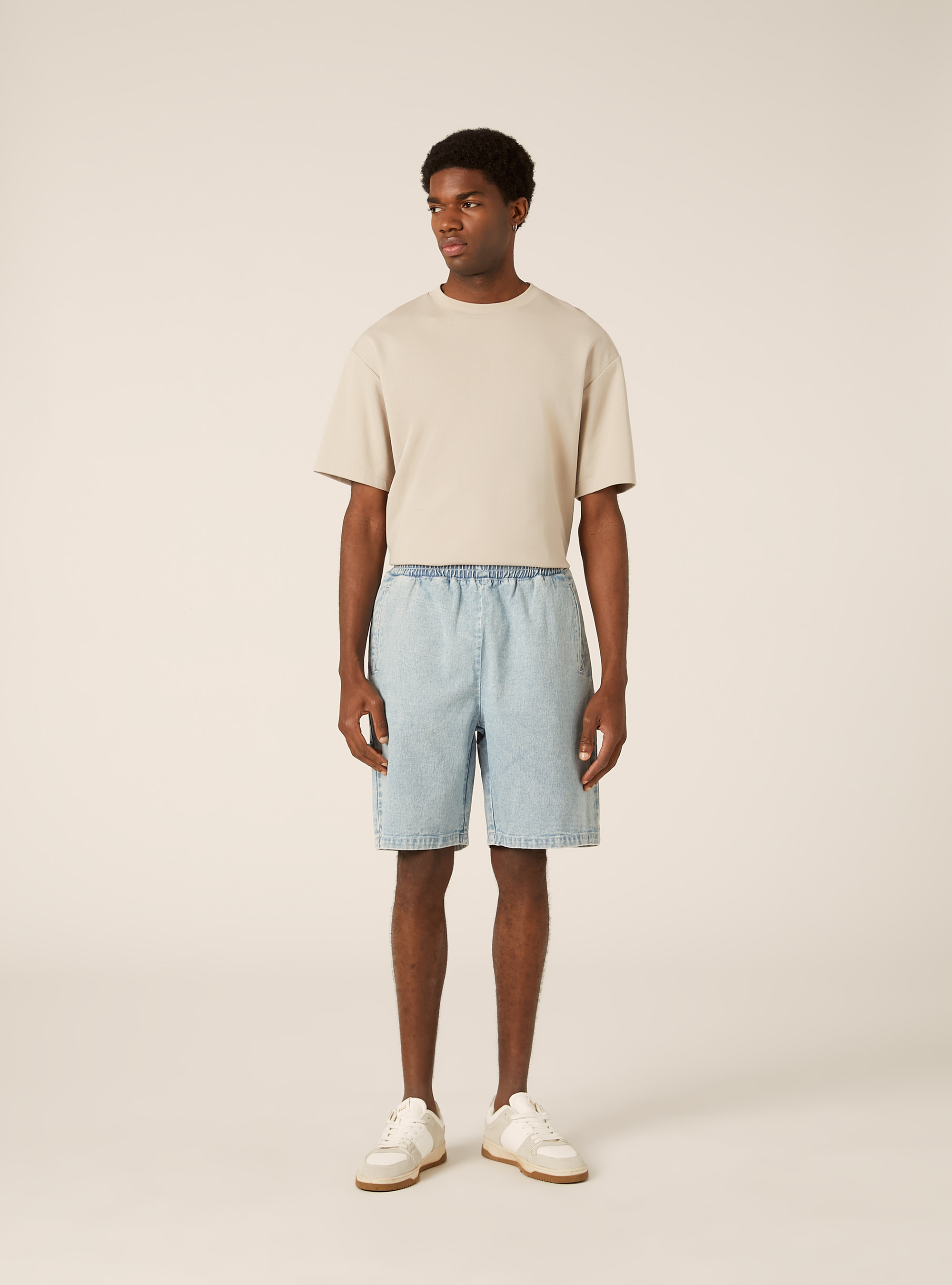 Denim-Bermudas, D005 LIGHT BLUE