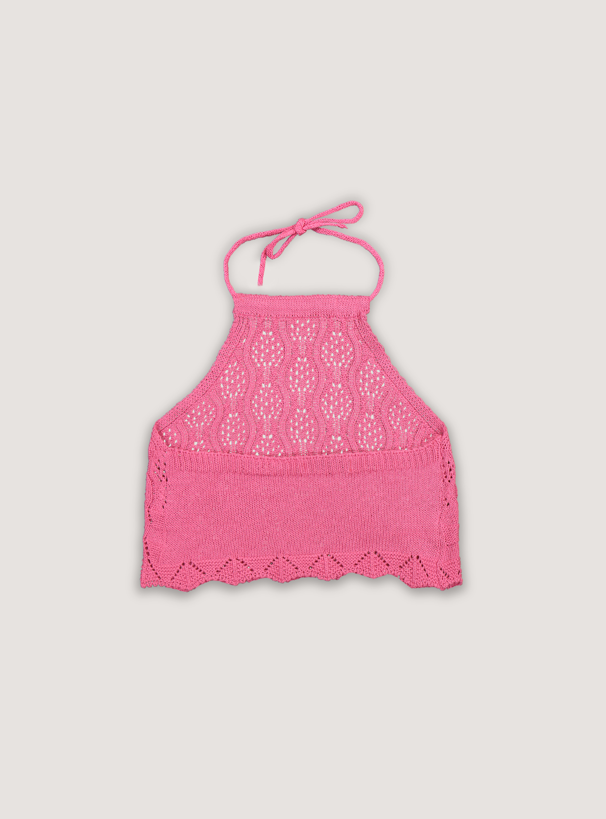 Top en maille crochetée, FX1 DARK FUXIA