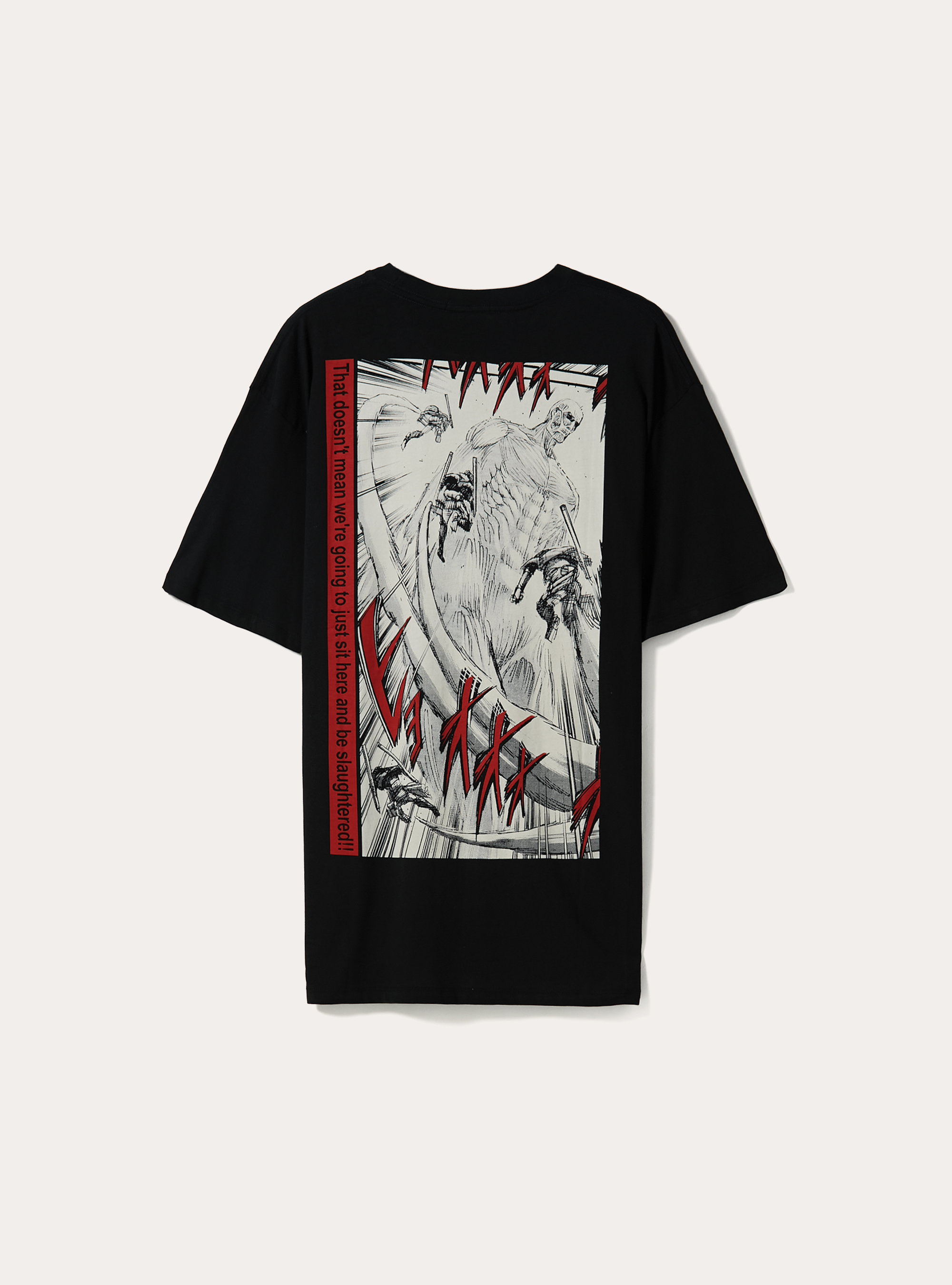 Camiseta Attack on Titan / Alcott, BK1 BLACK