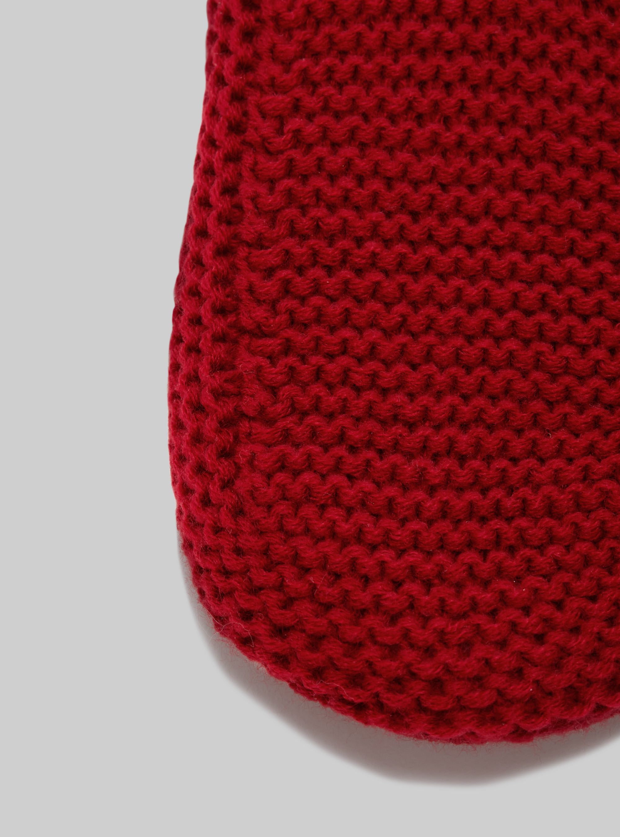 Calzini con fodera in finto agnellato, RD2 RED MEDIUM