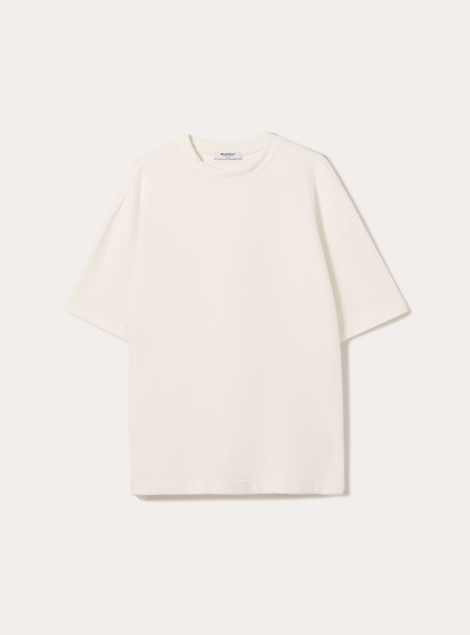 T-shirt boxy en peluche, WH2 WHITE