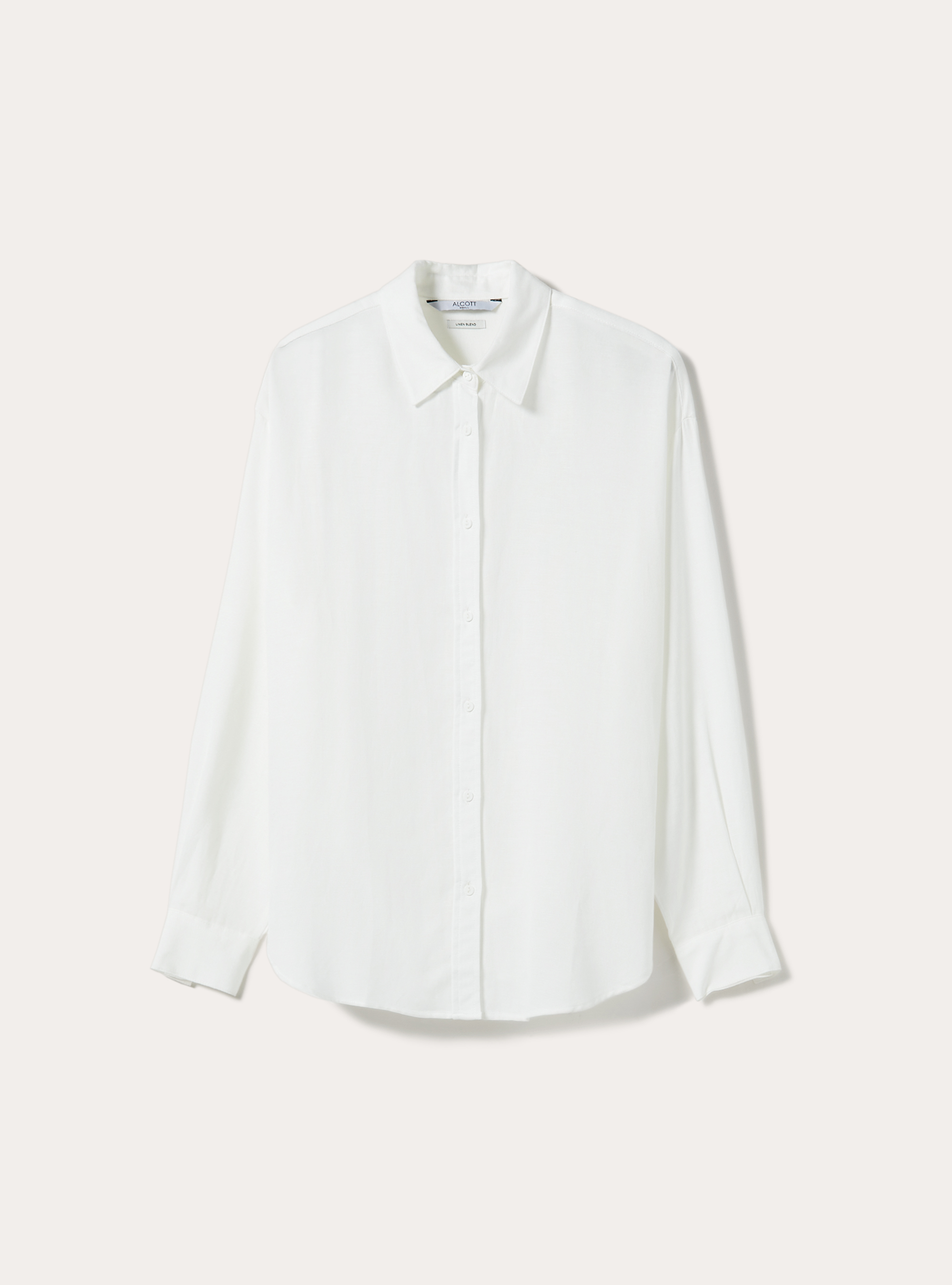 Comfort fit linen shirt, WH2 WHITE