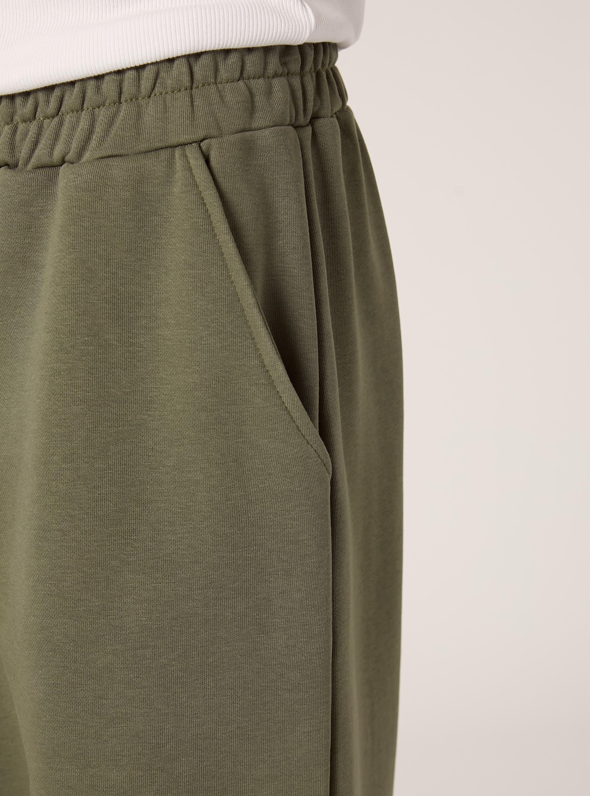 Loose Fit Plush Pants, KY2 KAKY MEDIUM