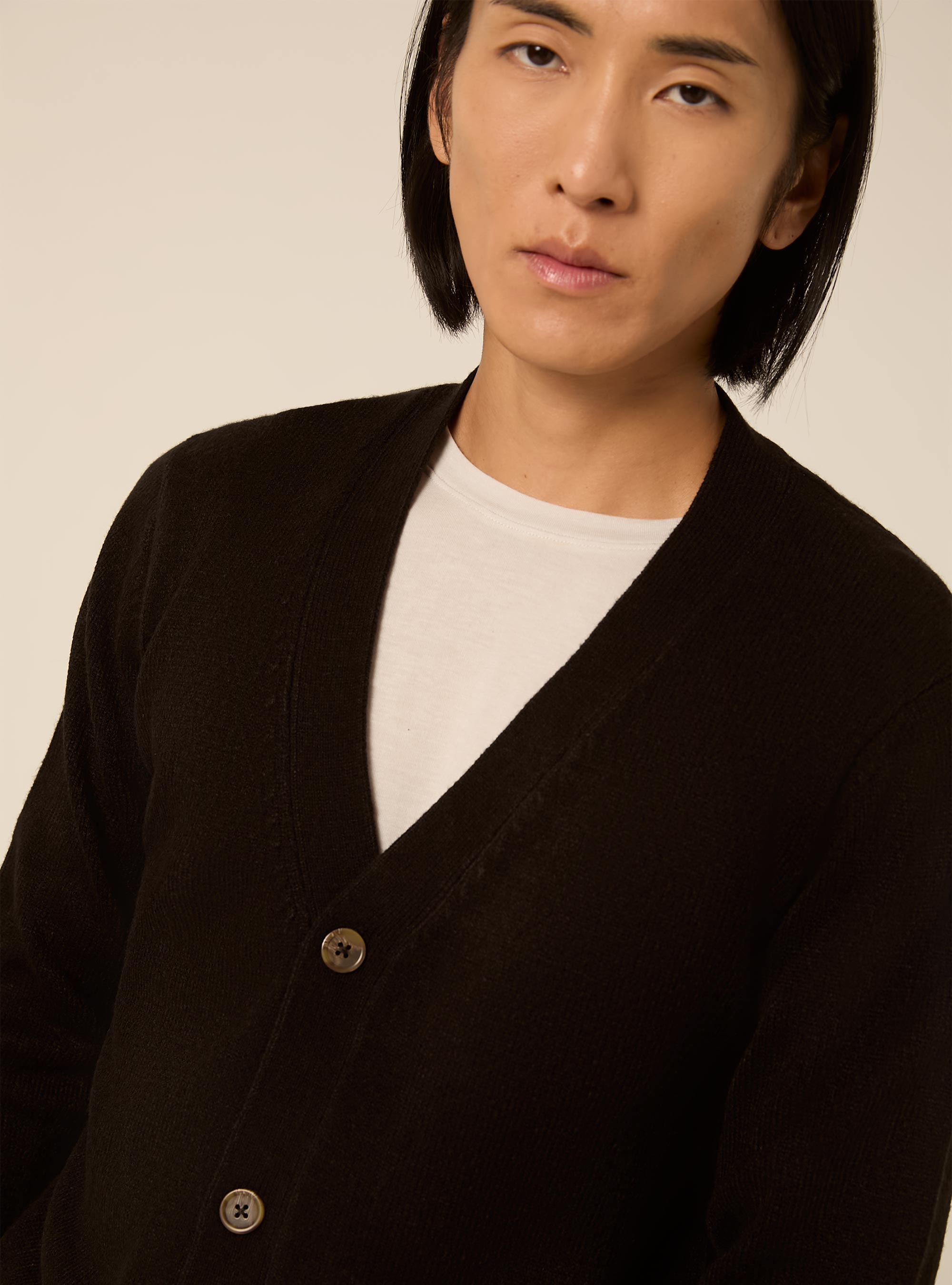 Cardigan  regular fit, BK1 BLACK