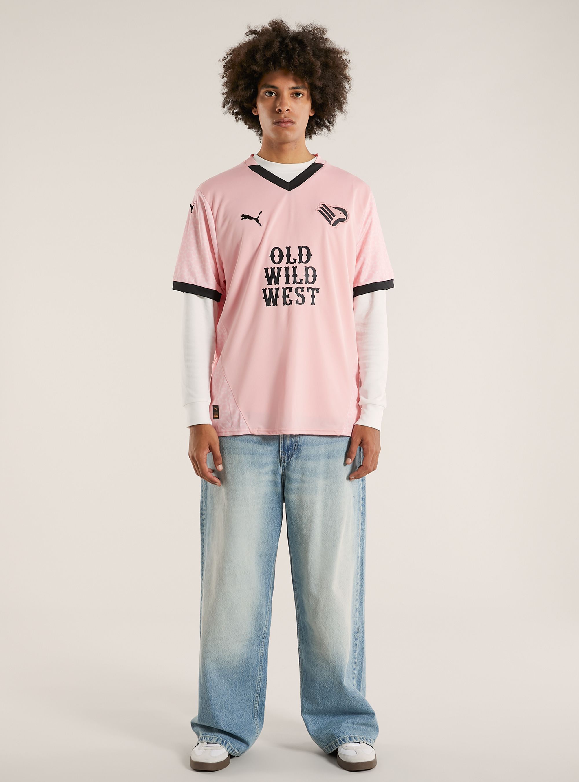 Palermo F.C. Jersey Home 24/25, PK2 PINK MEDIUM